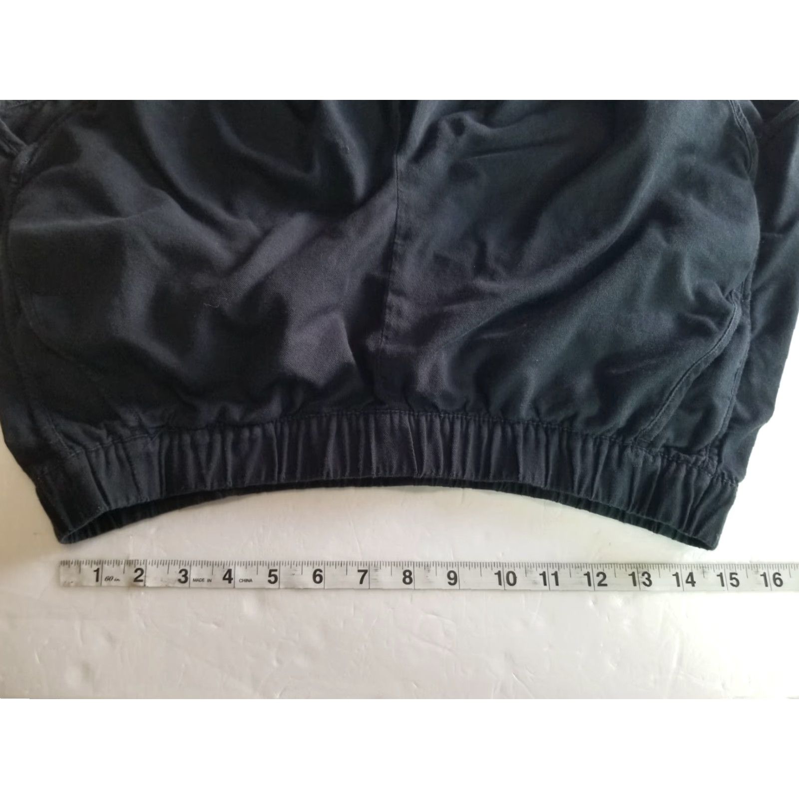 Madewell Madewell Shorts Women's M Black Inseam Pockets Stretch Elastic Waist Classic Size 32" / US 10 / IT 46 - 3 Thumbnail