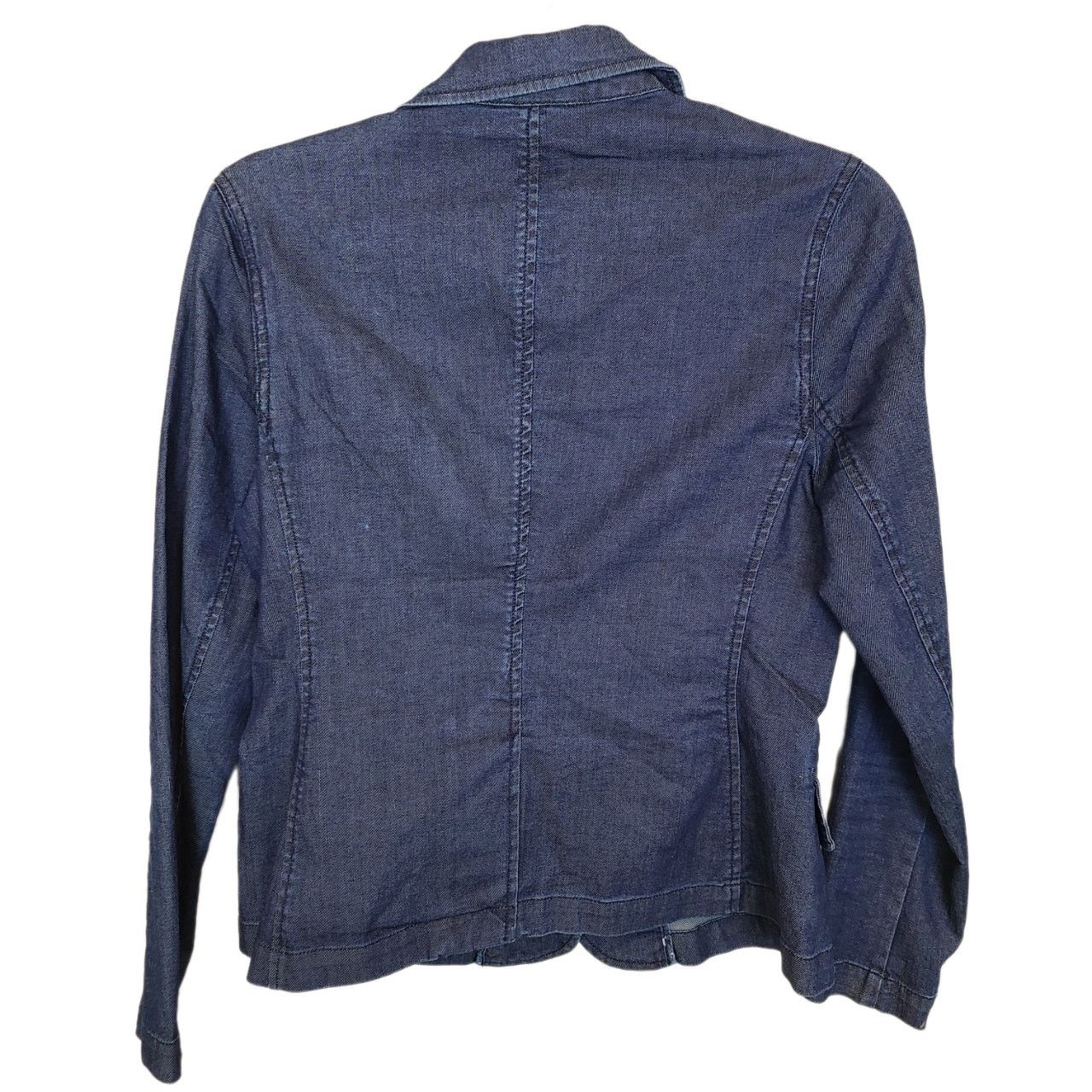 Sundry Sundance Womens Tania Denim Blazer Size 4P Boho Coastal Size S / US 4 / IT 40 - 9 Thumbnail