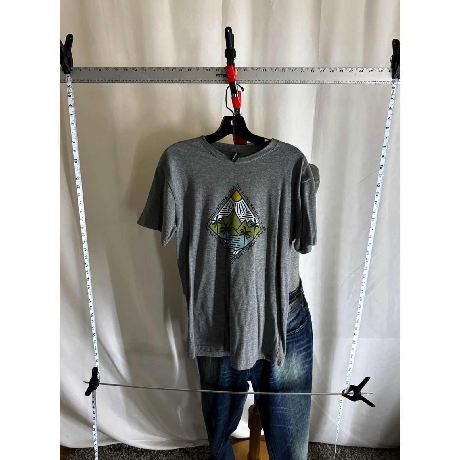 Vintage The Baths National Park Logo TEE T SHIRT Large L Mens Size US L / EU 52-54 / 3 - 3 Thumbnail