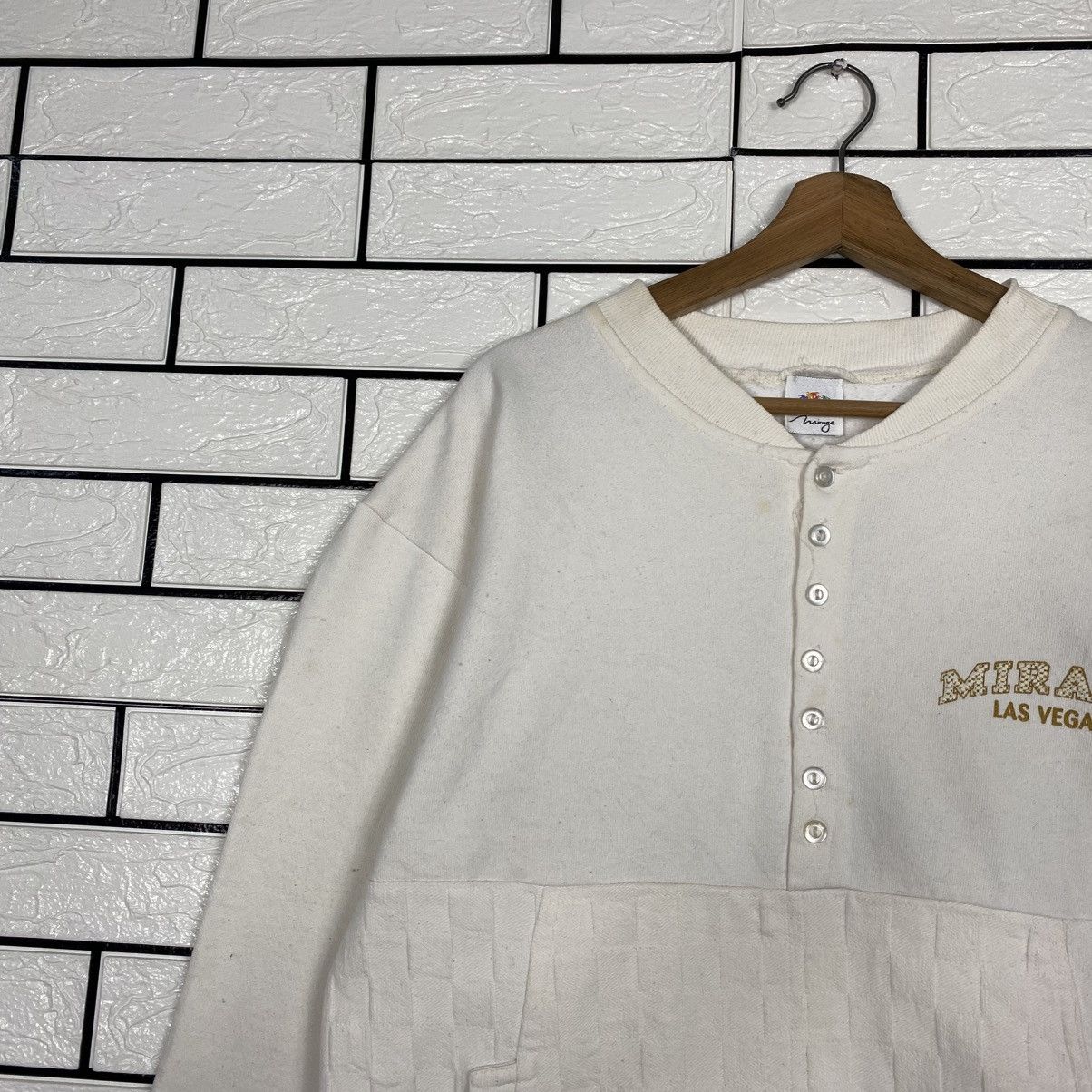 Japanese Brand 📌Vintage Cardigan Mirage Las Vegas Snap Button Size US M / EU 48-50 / 2 - 8 Thumbnail