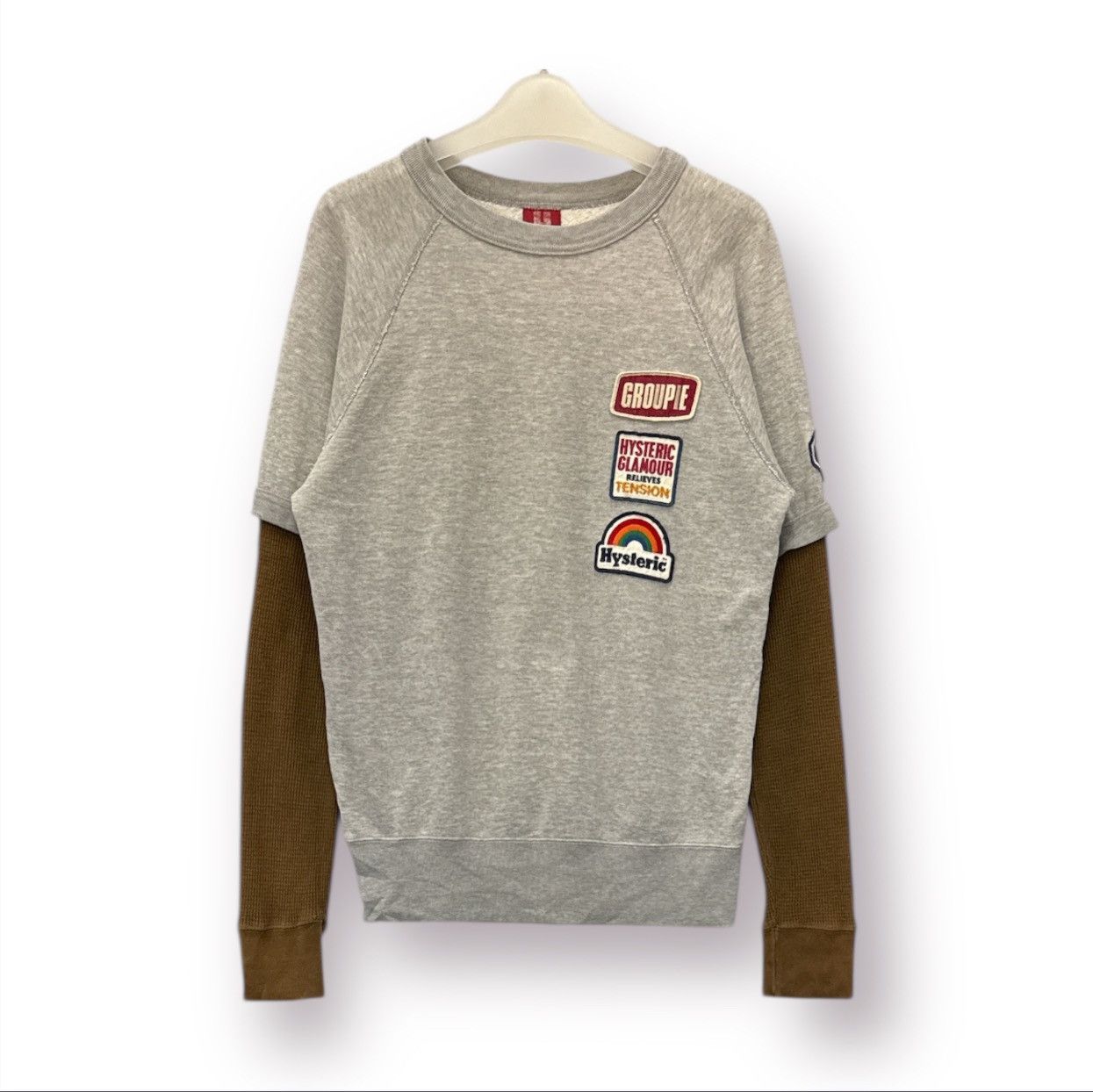 Hysteric Glamour ⚡️ HYSTERIC GLAMOUR MULTY PATCH ROUNDNECK SWEATSHIRT Size US XS / EU 42 / 0 - 1 Thumbnail