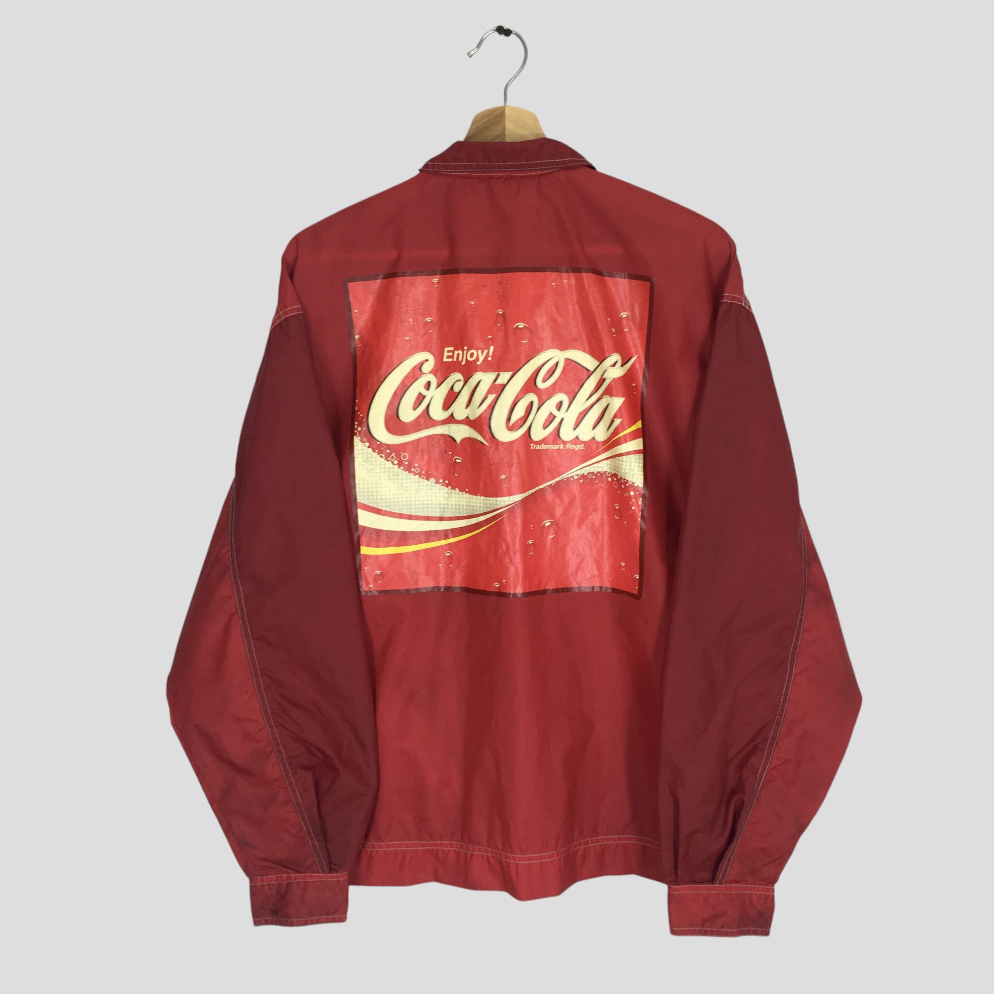 Coca Cola Vintage 90's Coca Cola Light Jacket Carbonated Drink Coke Size US L / EU 52-54 / 3 - 2 Thumbnail
