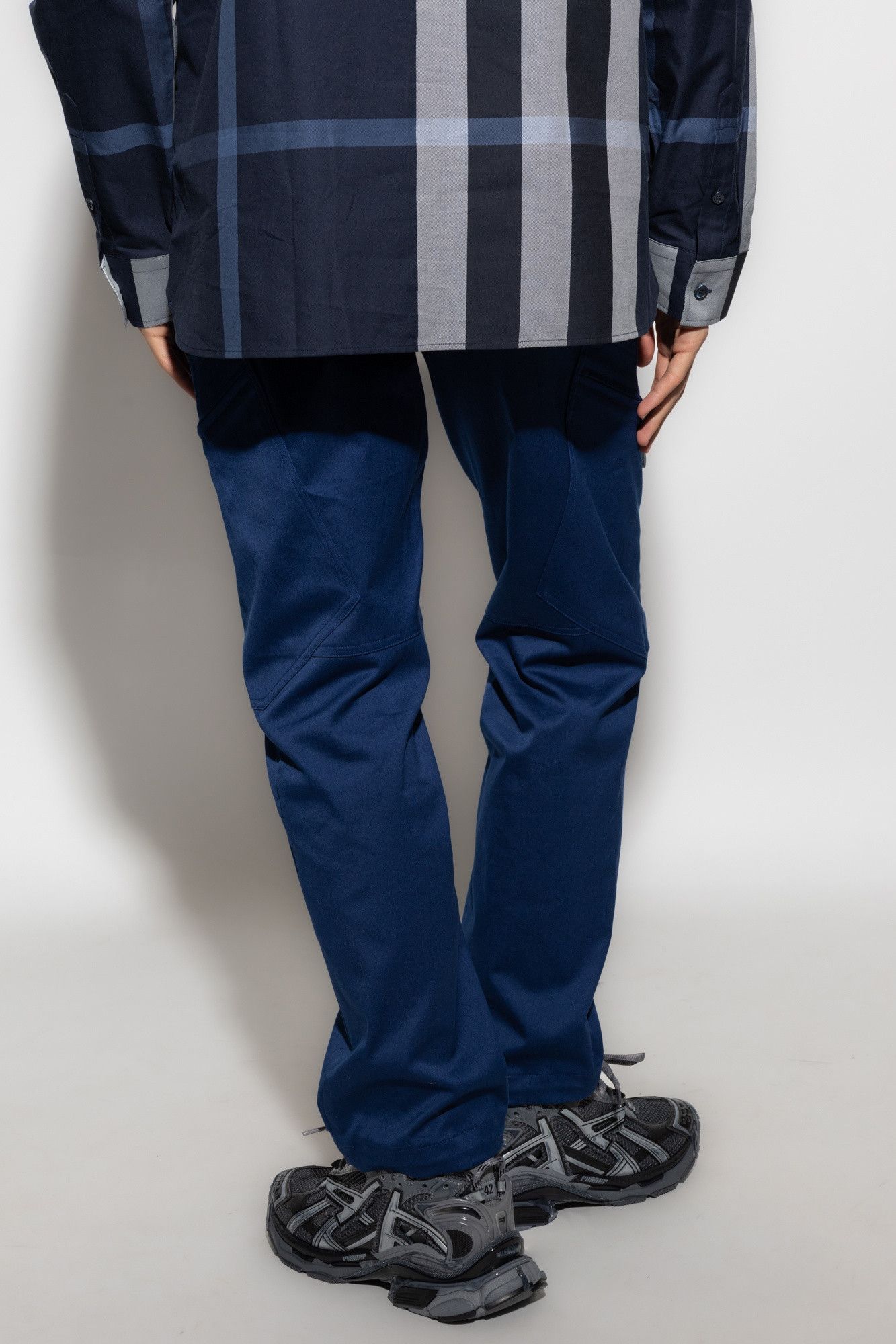 Burberry o1w1db10824 Andre Cargo Trouser in Rich Blue Size US 26 / EU 42 - 3 Thumbnail