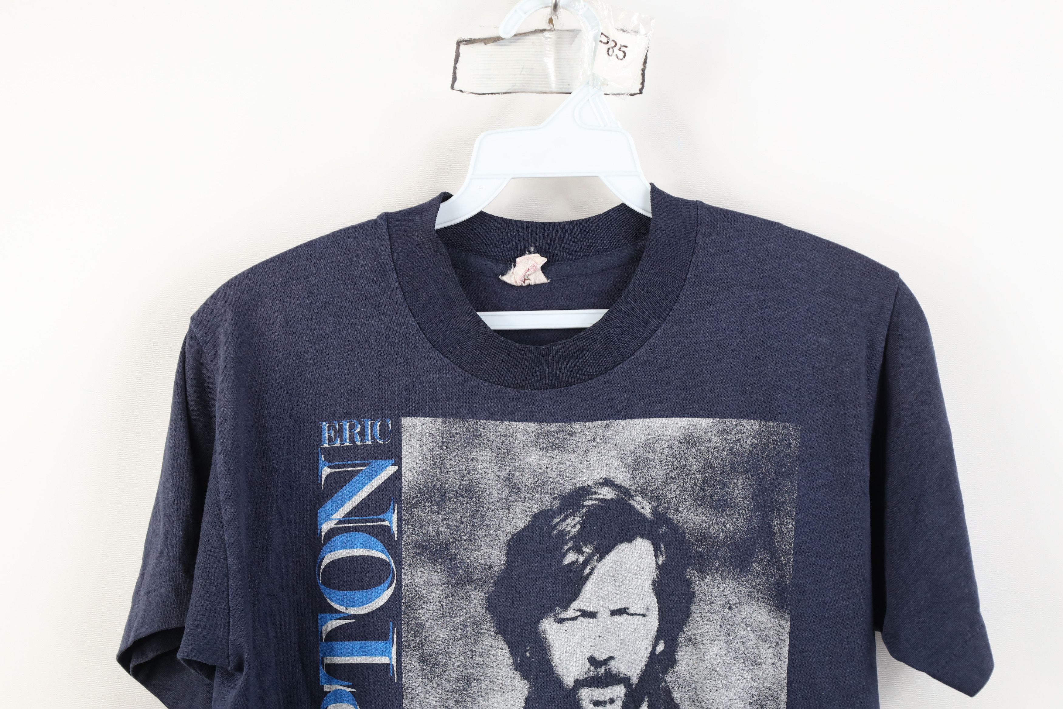 Vintage Vintage 80s 1985 Behind the Sun Eric Clapton Band T-Shirt Size US M / EU 48-50 / 2 - 2 Thumbnail