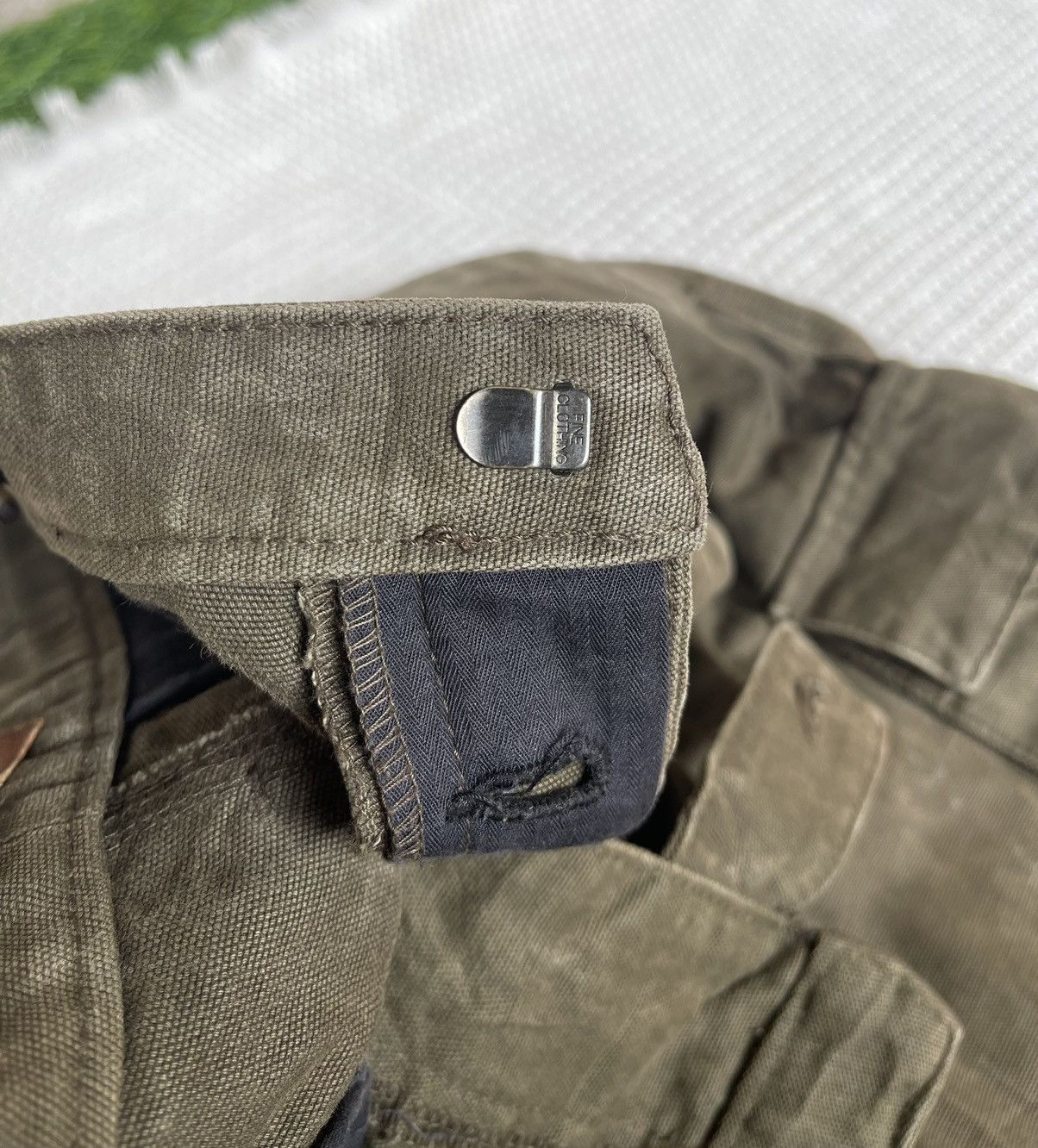 RIPVANWINKLE 🔥RIP VAN WINKLE JAPAN🔥Oil Coating Flared Cargo Pants 90s Size US 32 / EU 48 - 11 Thumbnail