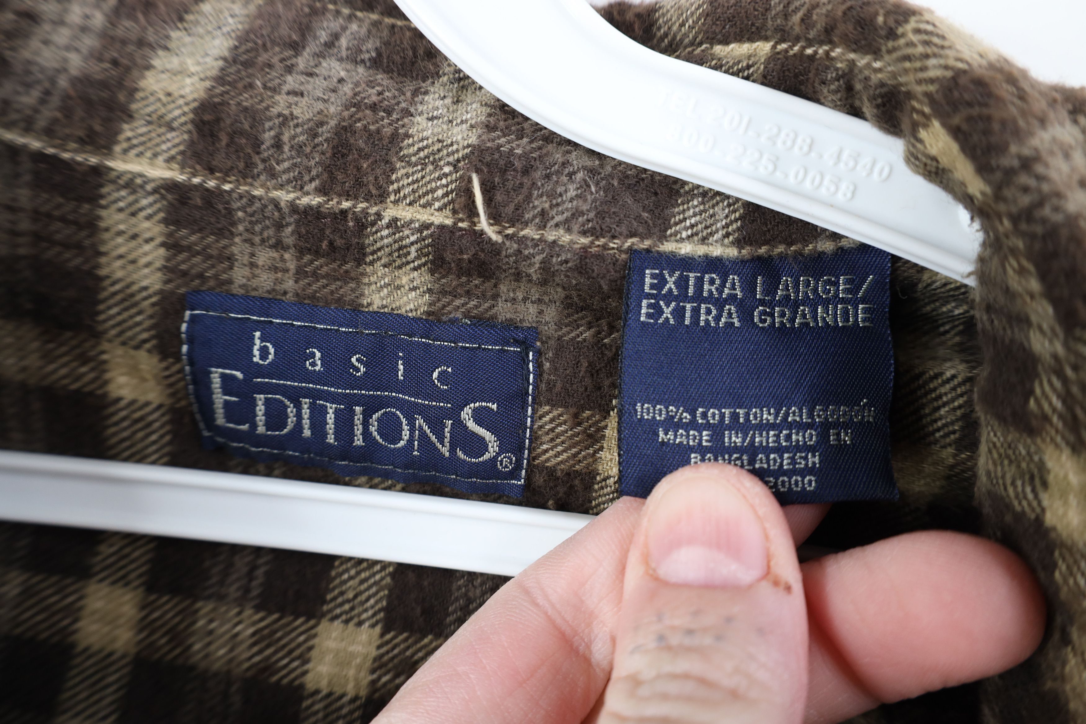 Vintage Vintage 90s Streetwear Collared Button Shirt Brown Plaid Size US XL / EU 56 / 4 - 9 Thumbnail