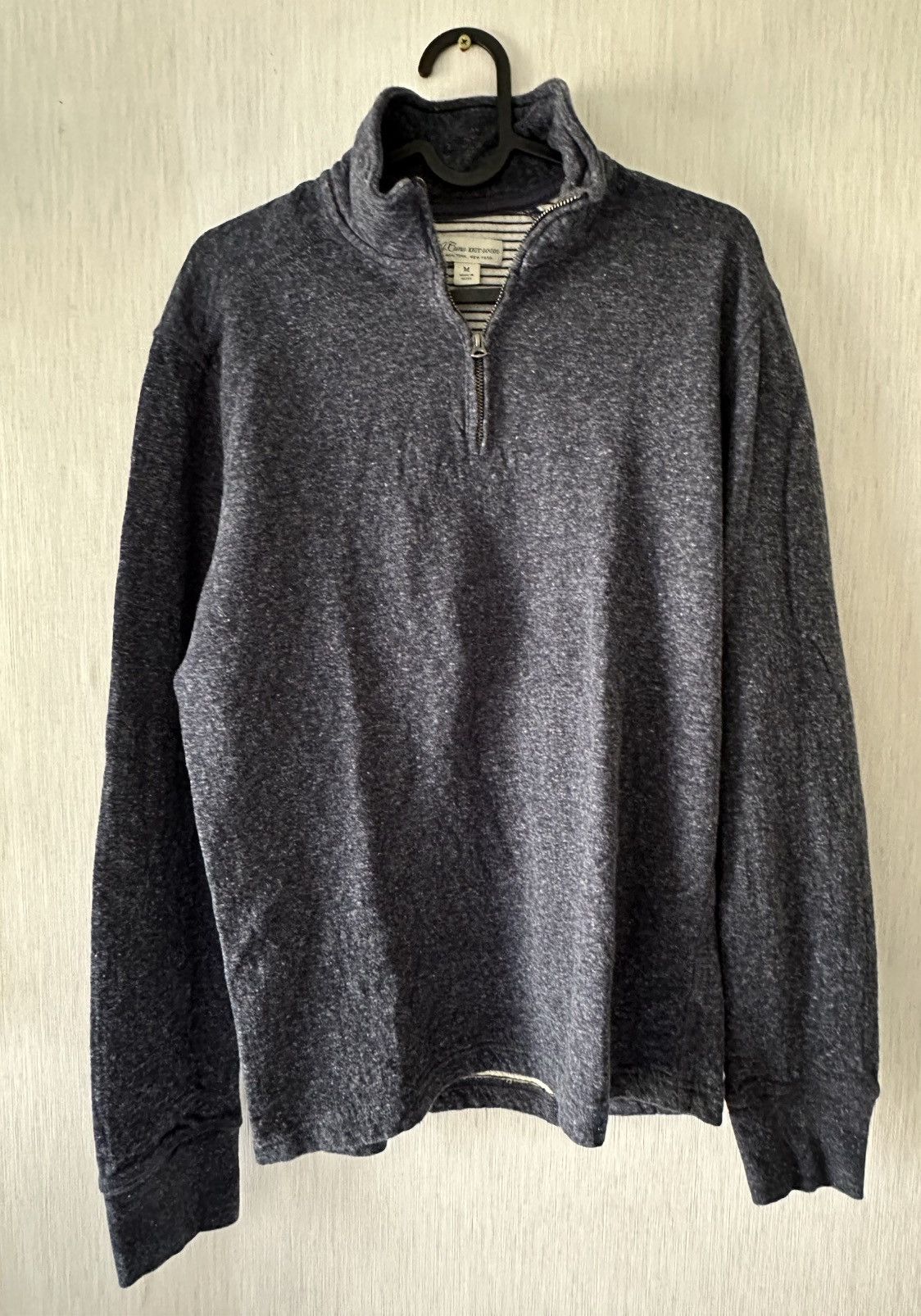 J.Crew Double knit quarter zip pullover Size US M / EU 48-50 / 2 - 1 Thumbnail
