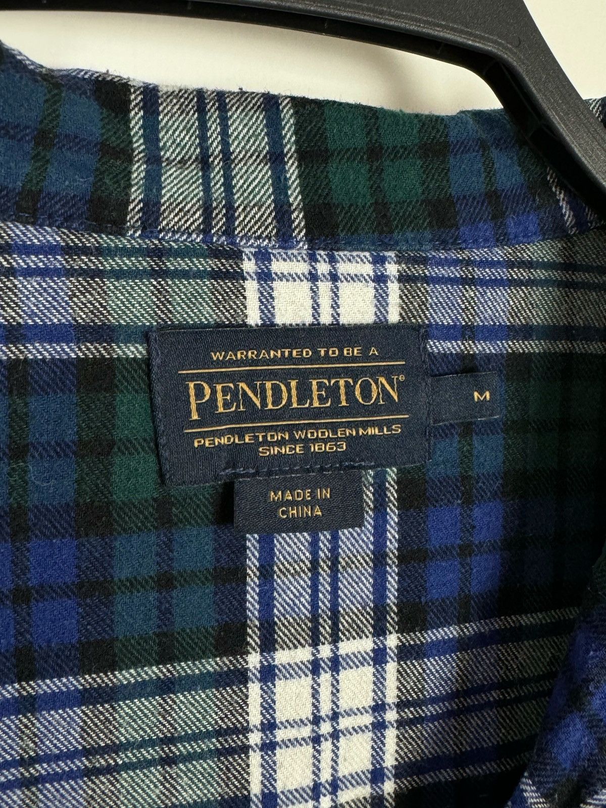 Pendleton Pendleton Sleepwear Top Check Shirt Size US M / EU 48-50 / 2 - 4 Thumbnail