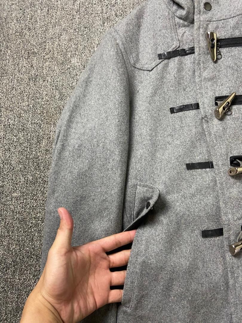 semanticdesign Semantic Design Wool Duffle Hoodie Jacket (203) Size US L / EU 52-54 / 3 - 8 Thumbnail