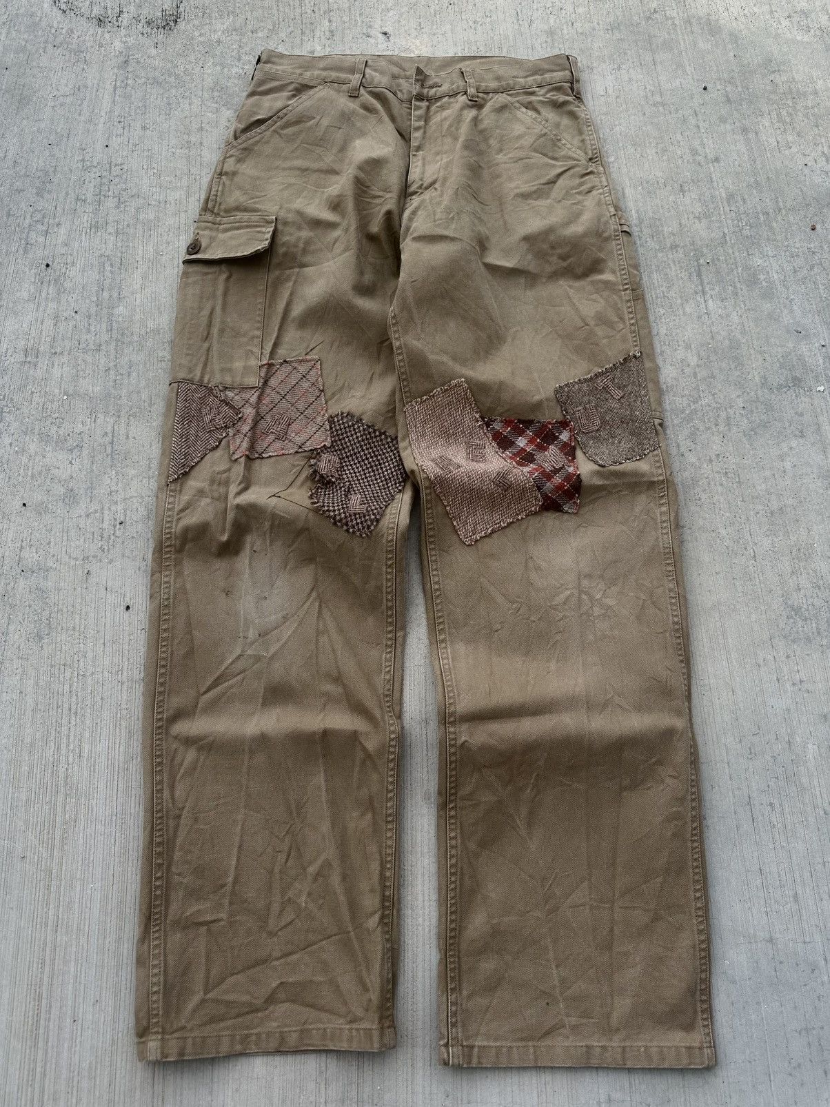Karl Helmut 2000s karl helmut patchwork canvas carpenter Size US 30 / EU 46 - 1 Thumbnail