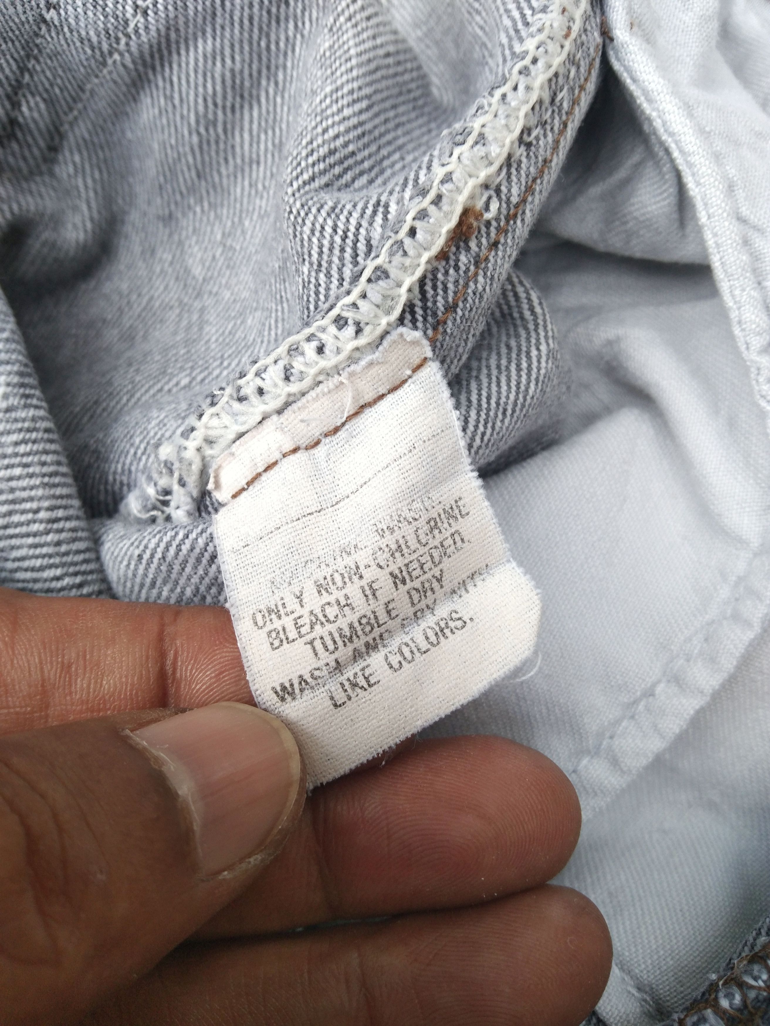Levi's × Vintage 80s Vintage Levis 501 Made In USA Distressed Jeans 33x34 Size US 33 - 9 Thumbnail