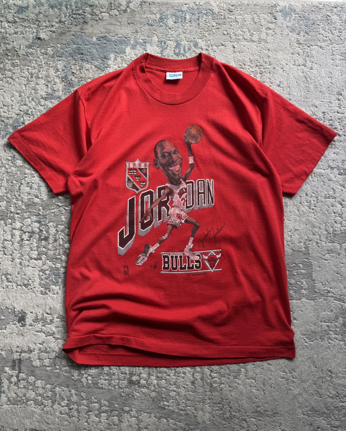 Vintage Chicago Bulls Michael Jordan 90s Vintage 1988 T shirt Xl Size US L / EU 52-54 / 3 - 1 Thumbnail