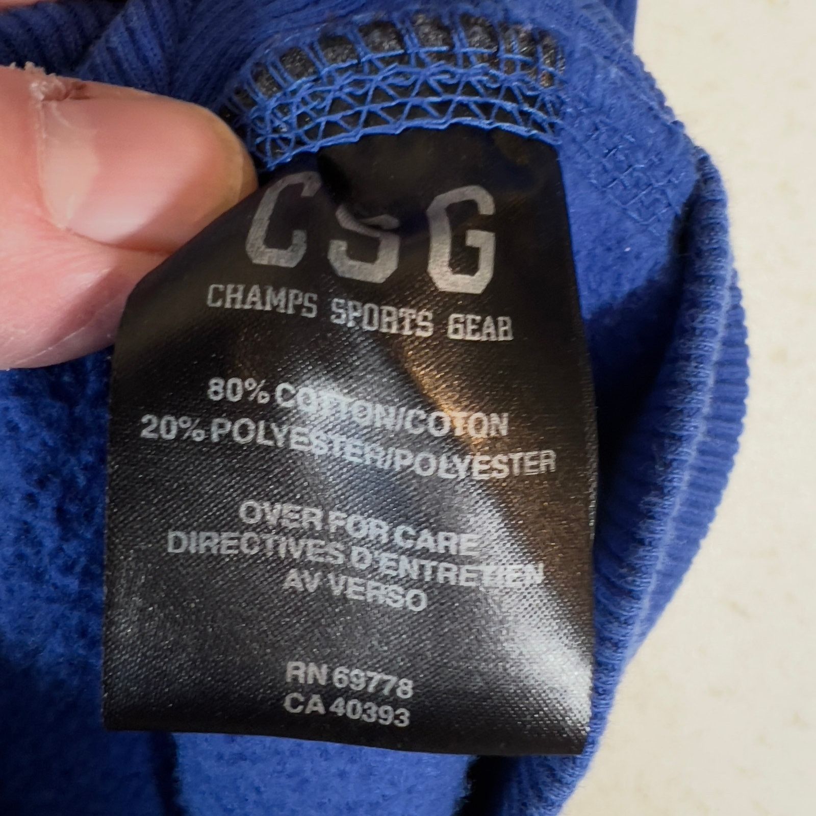 Other Champs Sports Gear CSG Hoodie Full Zip Men XL Media Pocket Size US XL / EU 56 / 4 - 5 Thumbnail