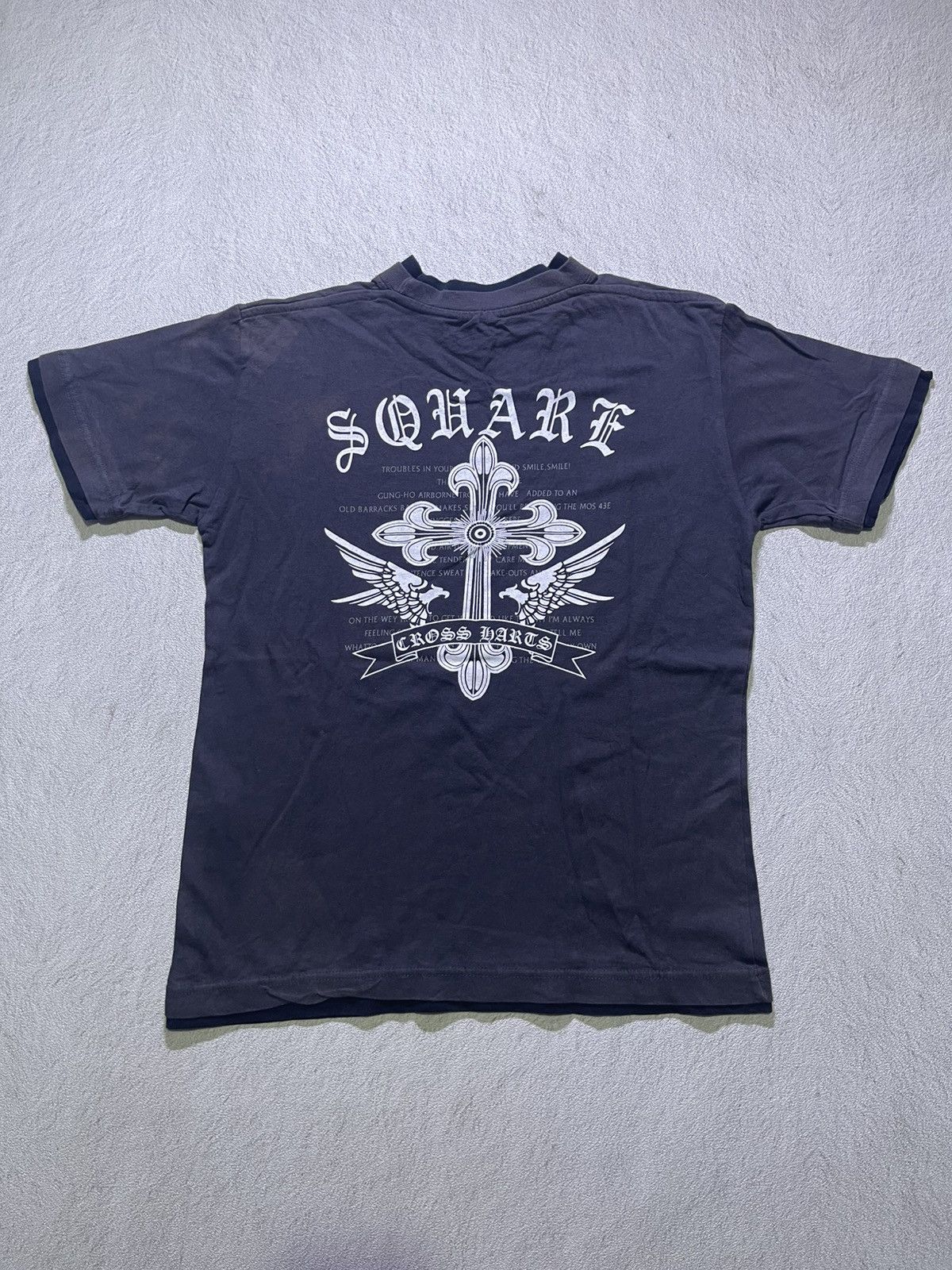 Japanese Brand VINTAGE Y2K SQHARE short sleeve tshirt Size US M / EU 48-50 / 2 - 1 Thumbnail