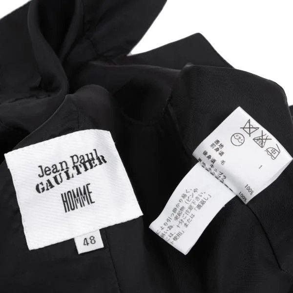 Jean Paul Gaultier Wool Vest in Black, Size 48 Size US M / EU 48-50 / 2 - 14 Thumbnail