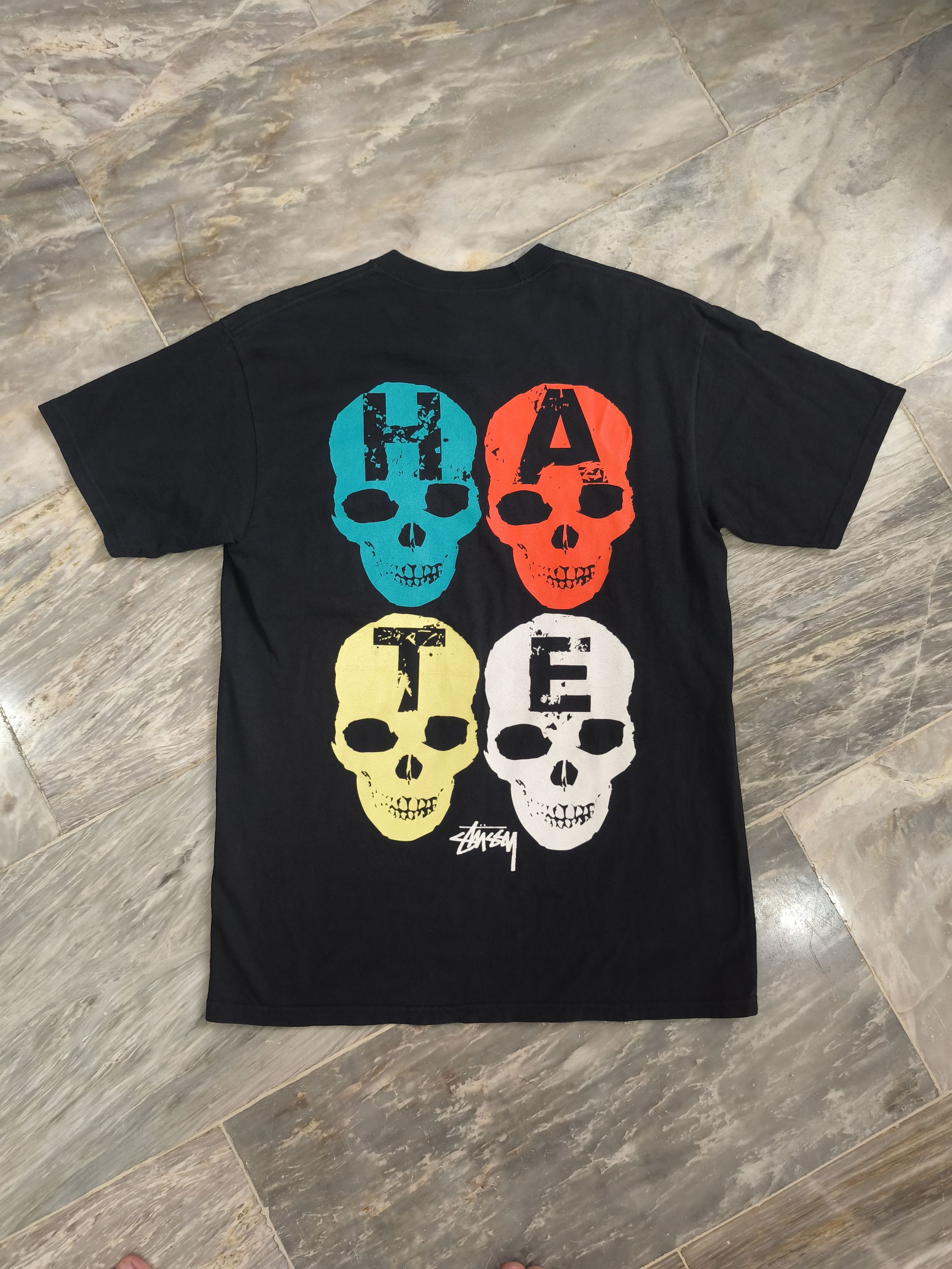 Stussy Vintage Stussy Love Hate T Shirt Size US M / EU 48-50 / 2 - 4 Thumbnail