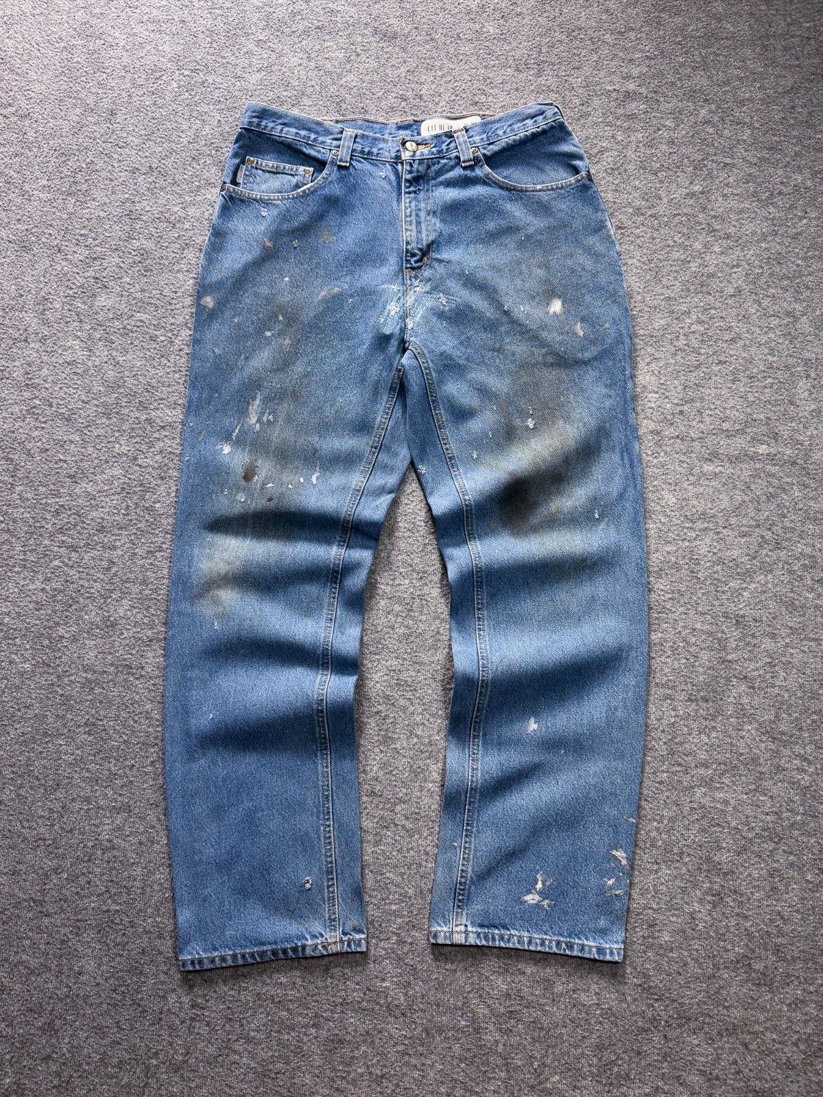Carhartt Carhartt Faded Distressed Repaired Denim Workwear 34x32 VTG Size US 34 / EU 50 - 3 Thumbnail