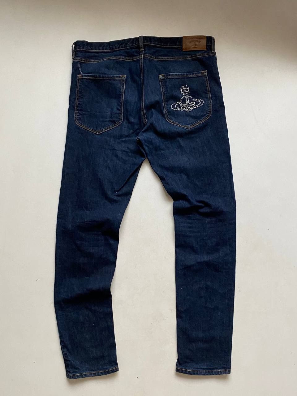 Vivienne Westwood Rare Vivienne Westwood big logo vintage demin jeans pants Size US 36 / EU 52 - 2 Thumbnail