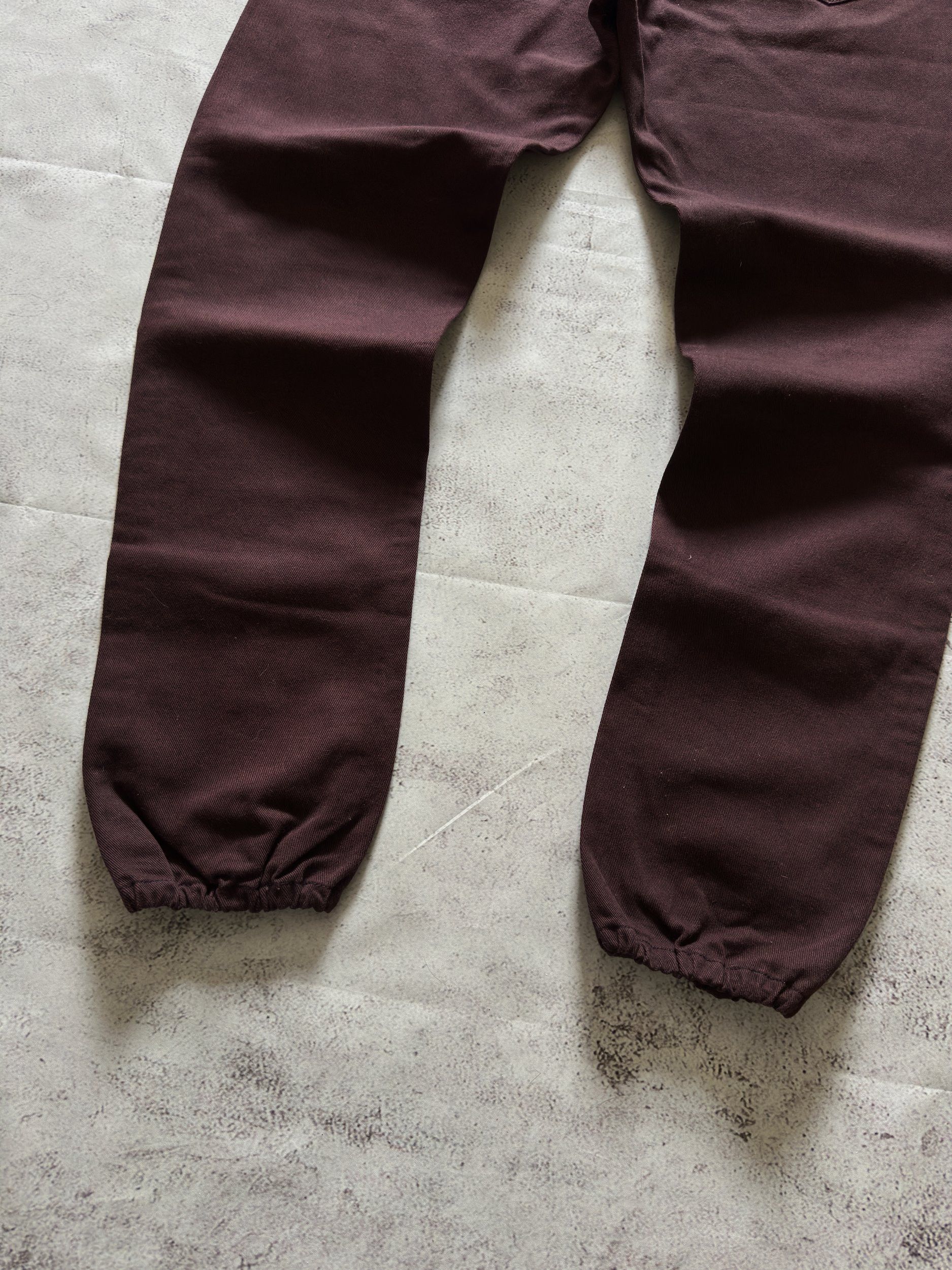 Prada Prada Cotton Blend Jogger Pants Maroon sz.33 Size US 33 - 5 Thumbnail