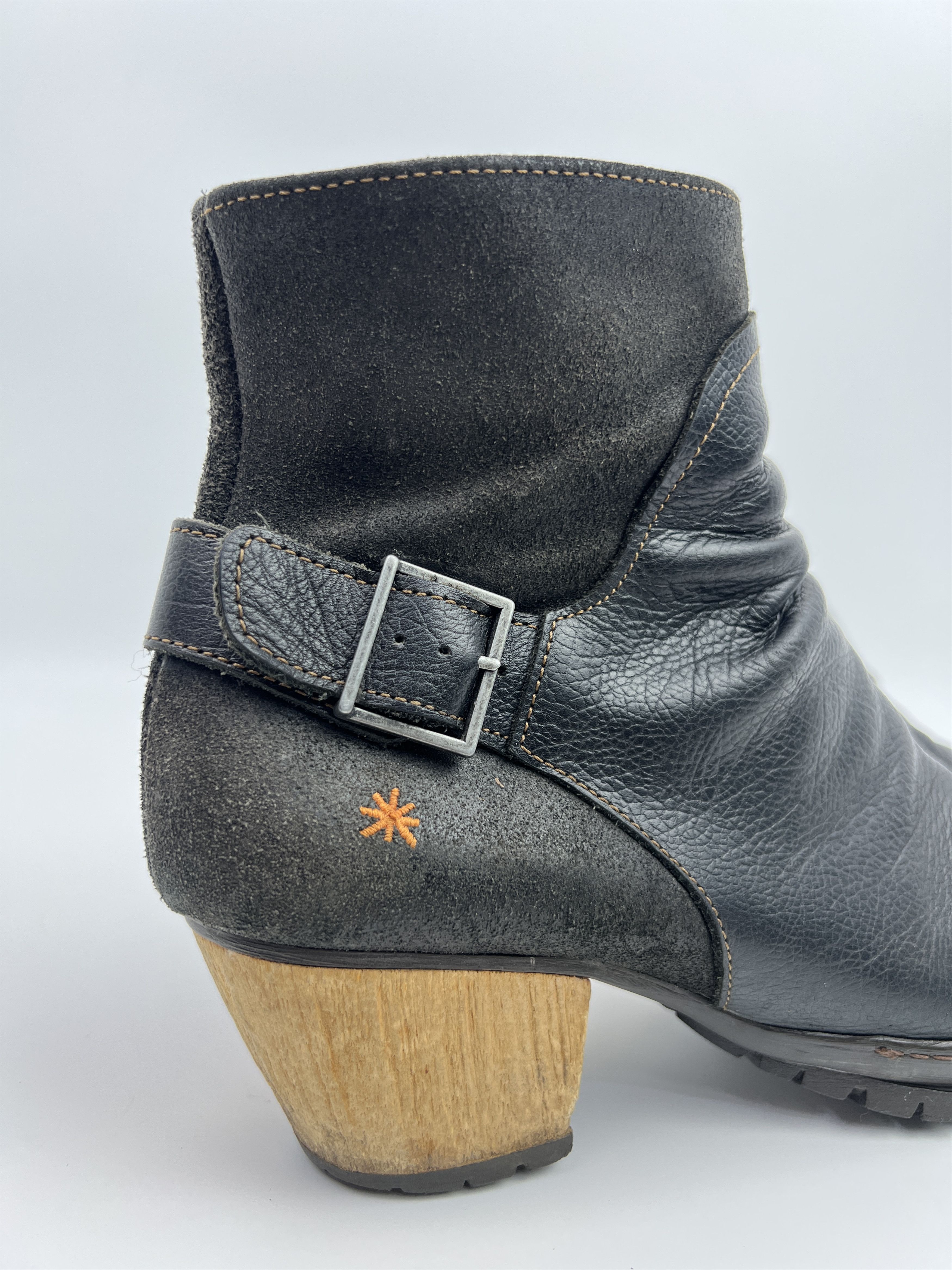 A.S.98 The Art Company Heels Ankle Avant Garde Boots Size US 9 / IT 39 - 10 Thumbnail