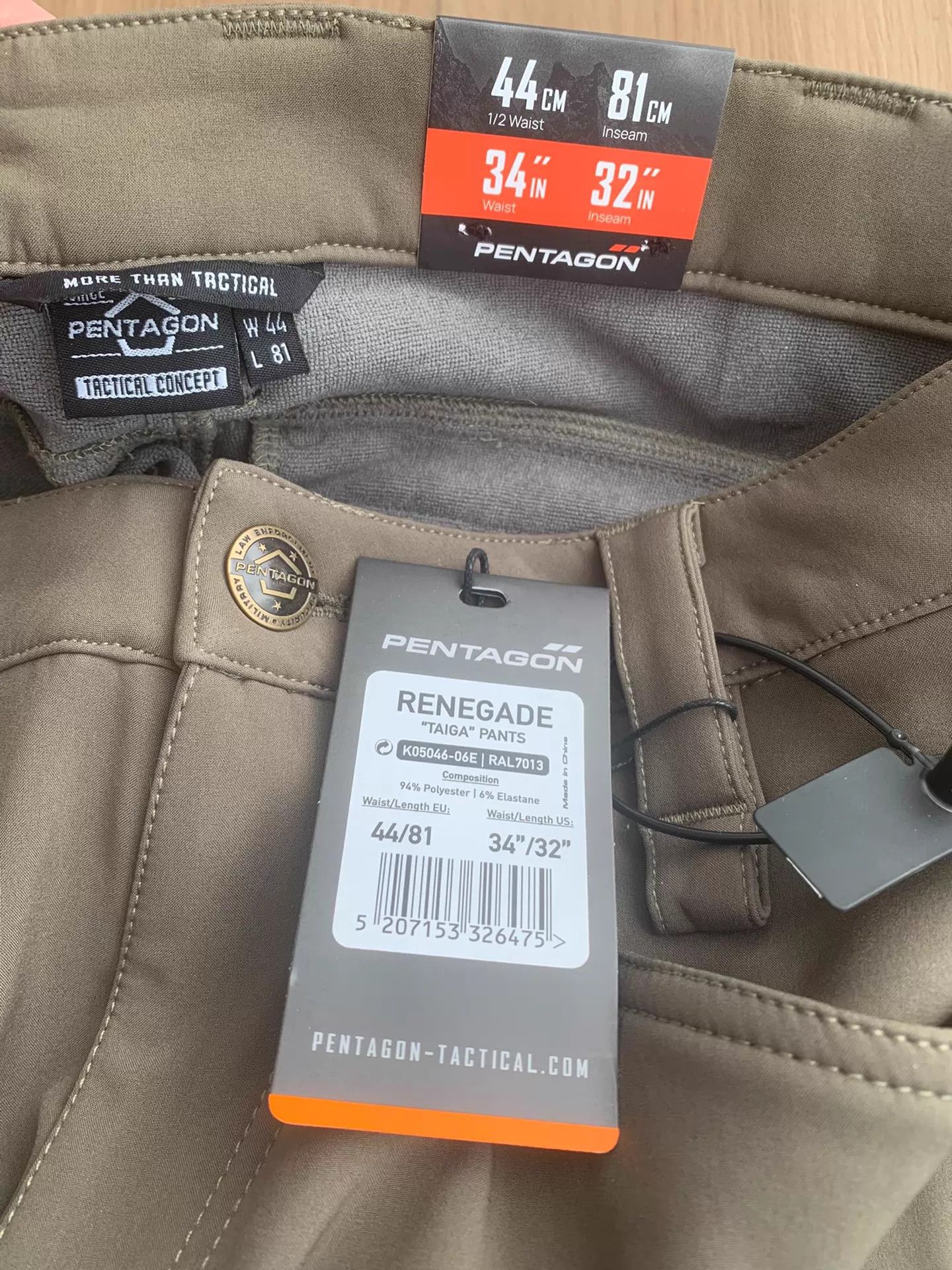 Other Pentagon Renegade Taiga Tactical Pants 44 (W90 I108) Size US 28 / EU 44 - 6 Thumbnail