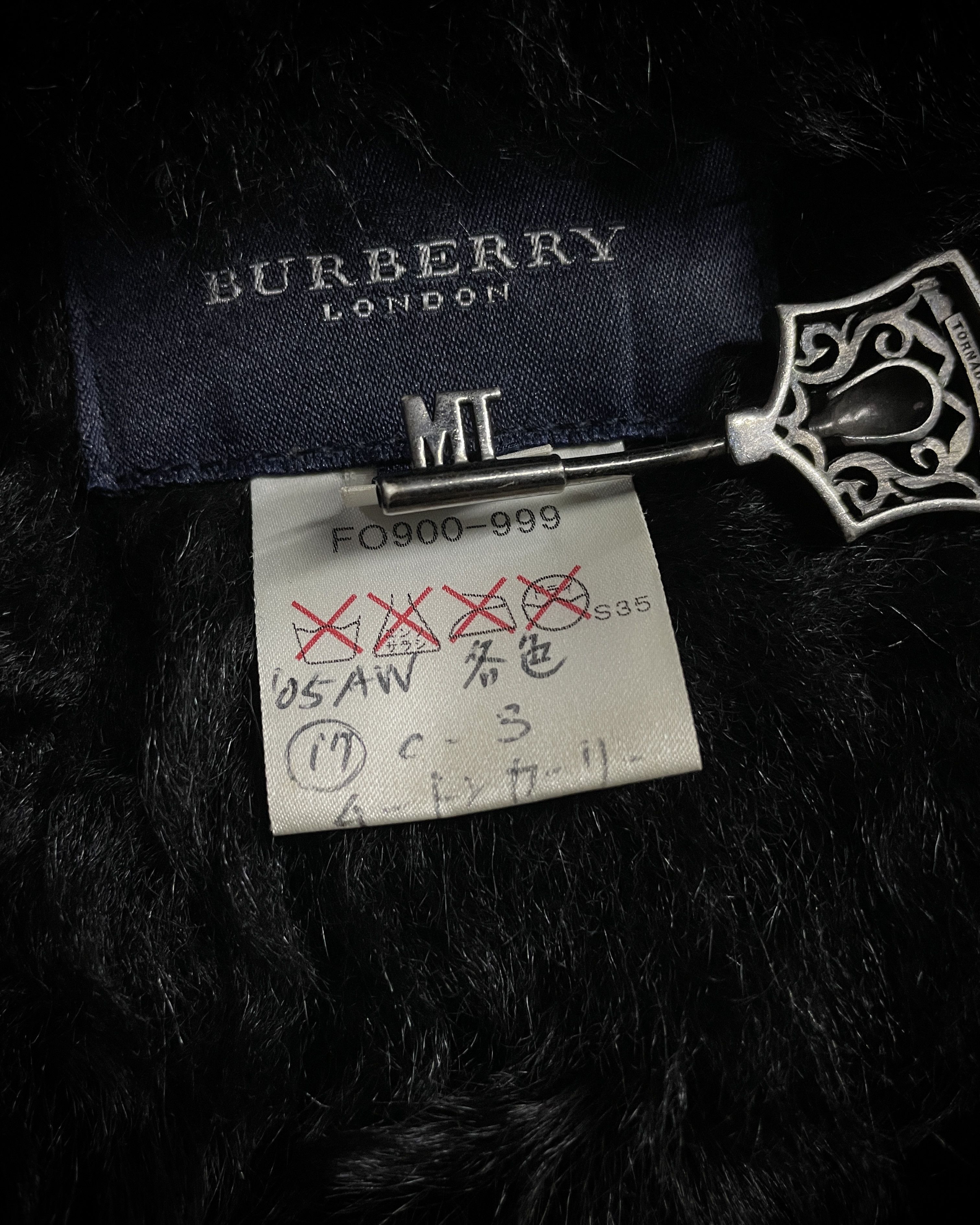 Burberry (For offer)Burberry Sample AW05 Brown Suede&Black Shearling Size US XS / EU 42 / 0 - 13 Thumbnail