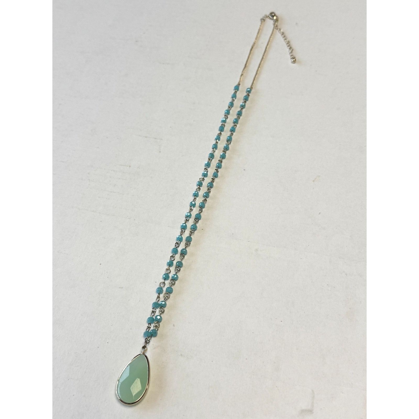 Vintage Vintage aventurine stone crystal long necklace Size ONE SIZE - 3 Thumbnail