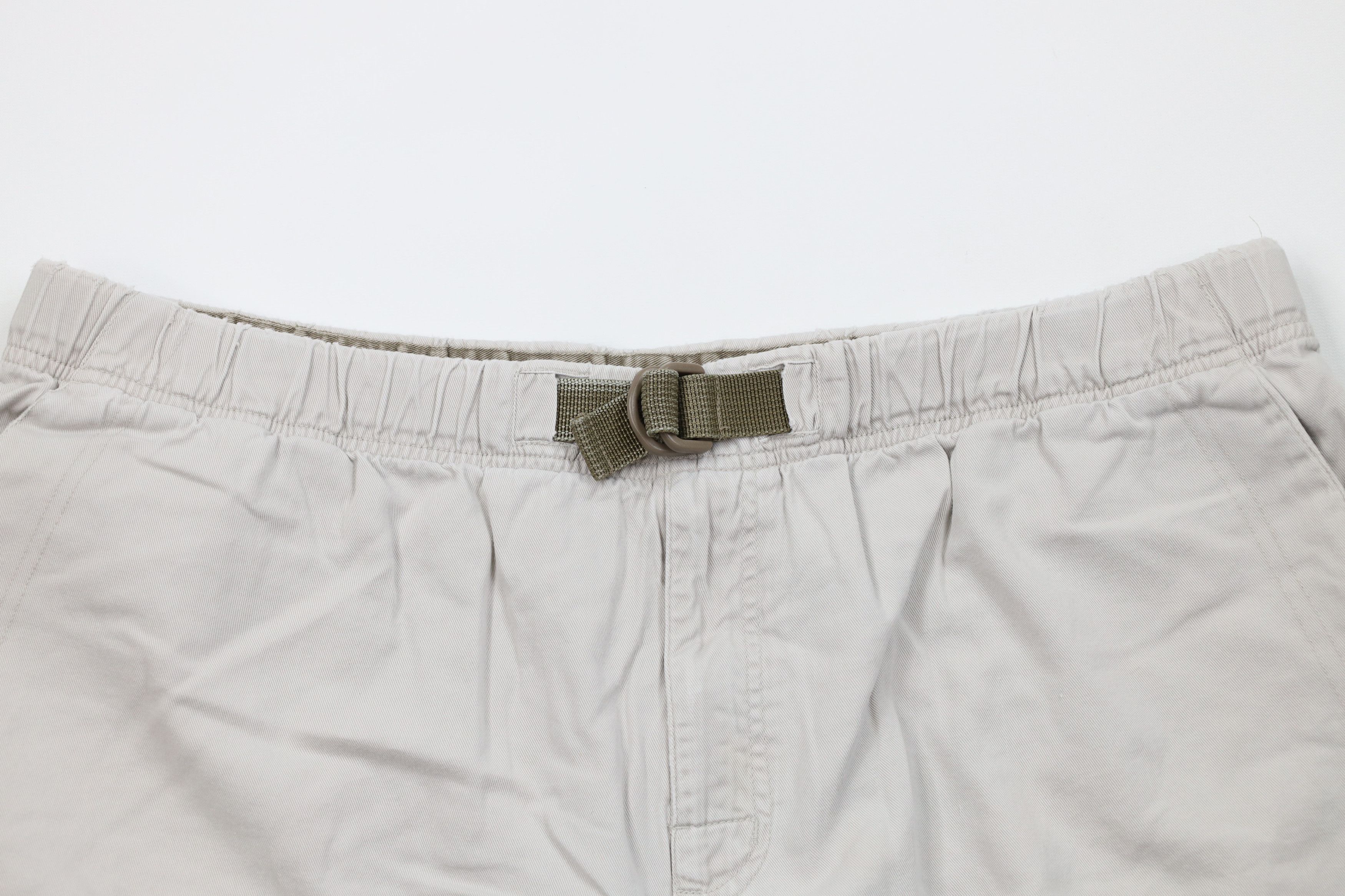 Columbia × Vintage Vintage 90s Columbia Belted Above Knee Shorts Beige Cotton Size US 36 / EU 52 - 2 Thumbnail