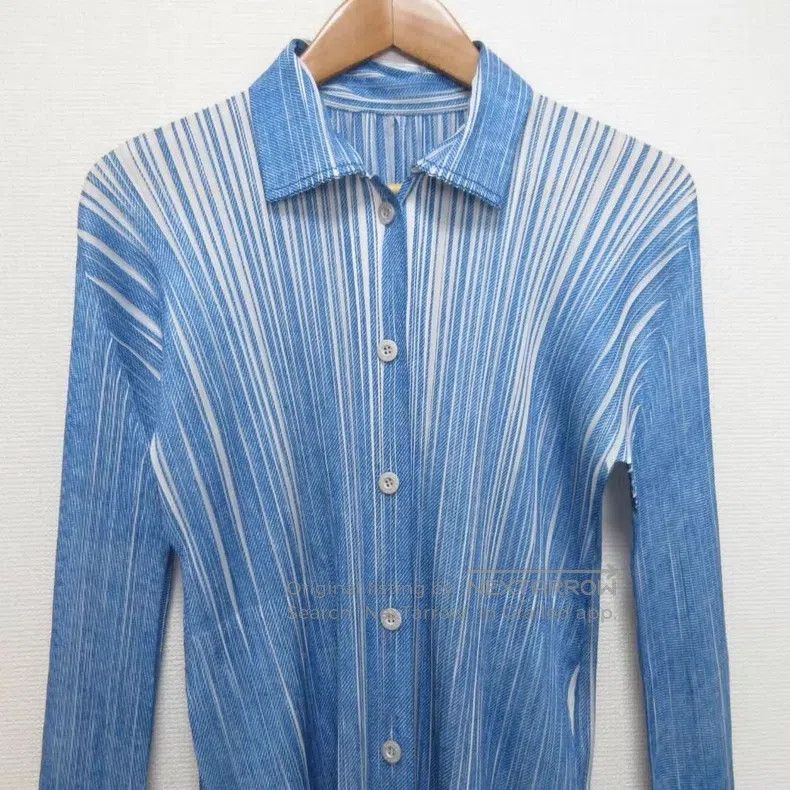 Issey Miyake Issey Miyake Denim Gradient Dress Size L / US 10 / IT 46 - 3 Thumbnail