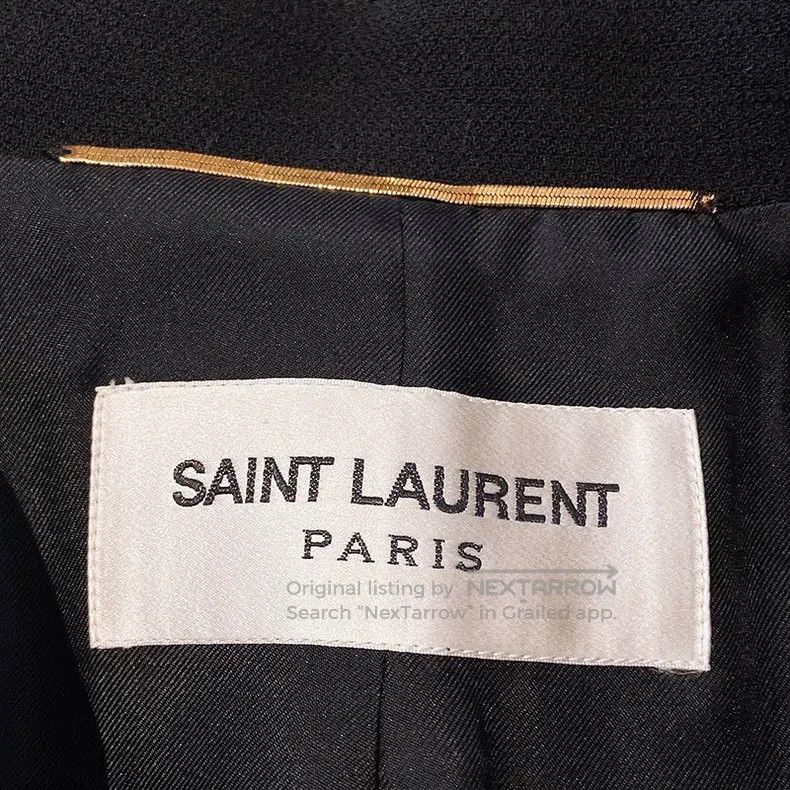 Saint Laurent Paris Saint Laurent Paris Navy anchor gold button coat Size XS / US 0-2 / IT 36-38 - 7 Thumbnail
