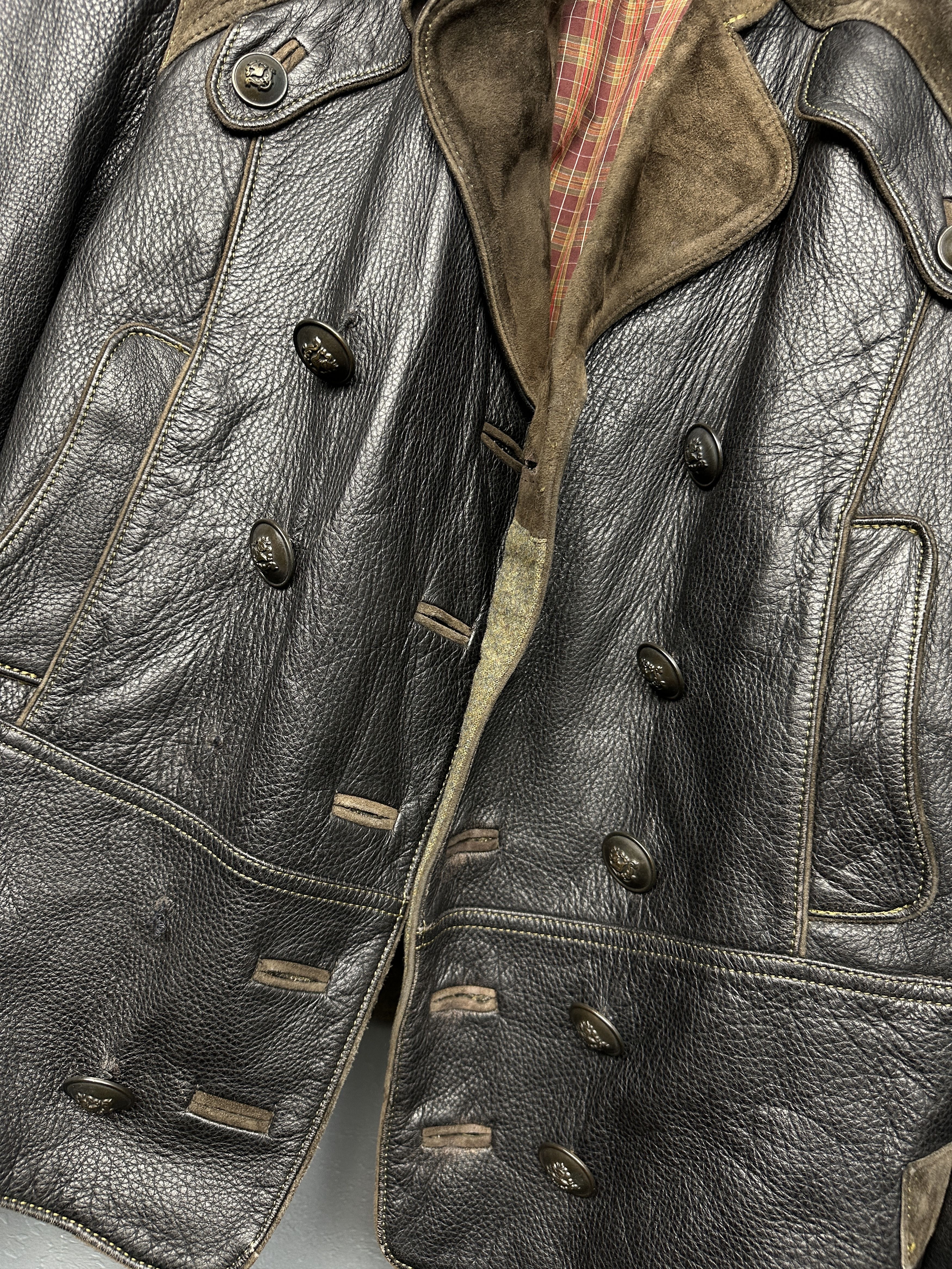 Vintage Meindl 90s Vintage Mens Leather Jacket Size US M / EU 48-50 / 2 - 4 Thumbnail