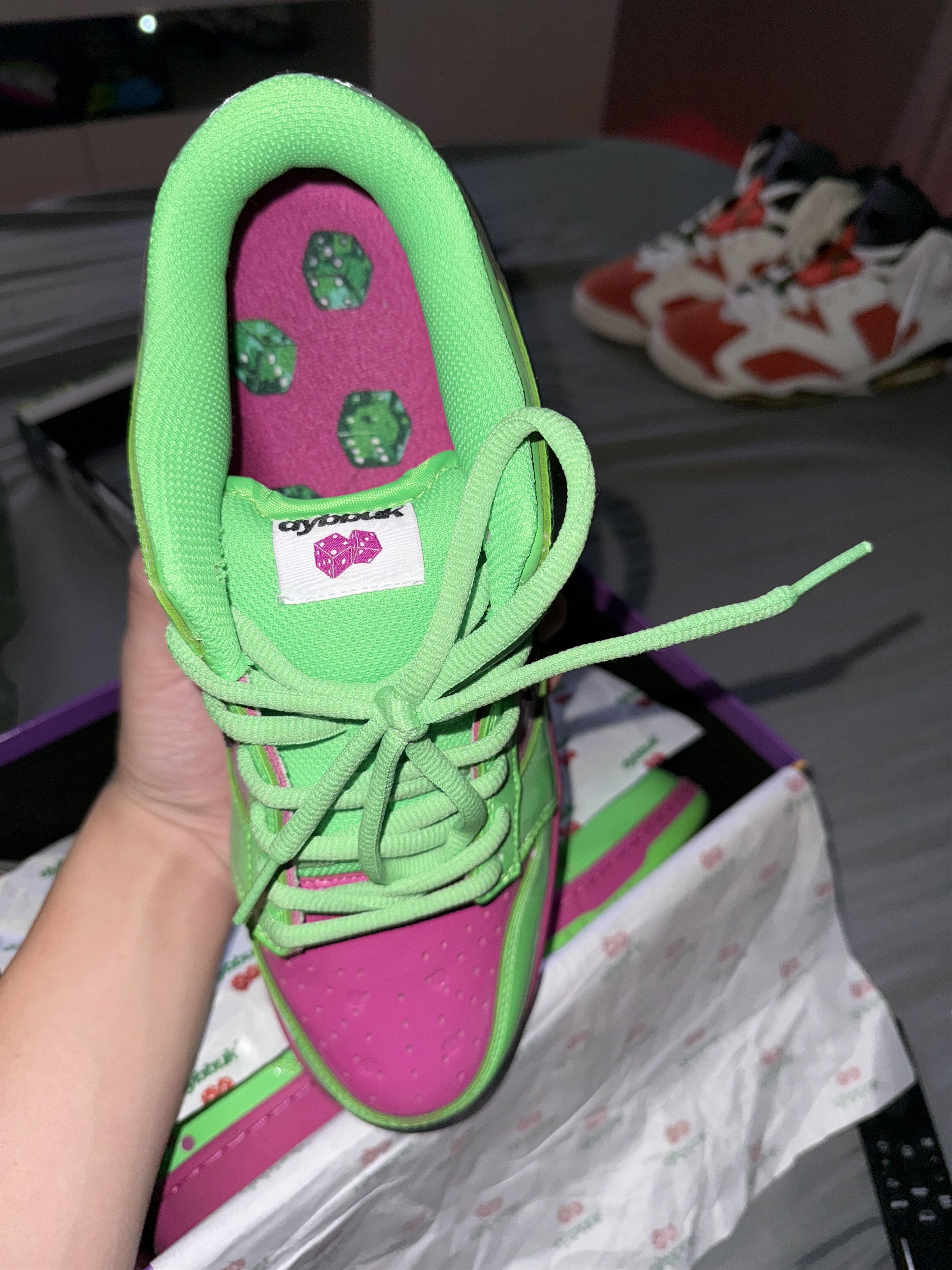 Dybbuk Dybbuk Lucky 7 “The Incredible Dybbuk” Nike Dunk Style OFFER Size US 12 / EU 45 - 4 Thumbnail