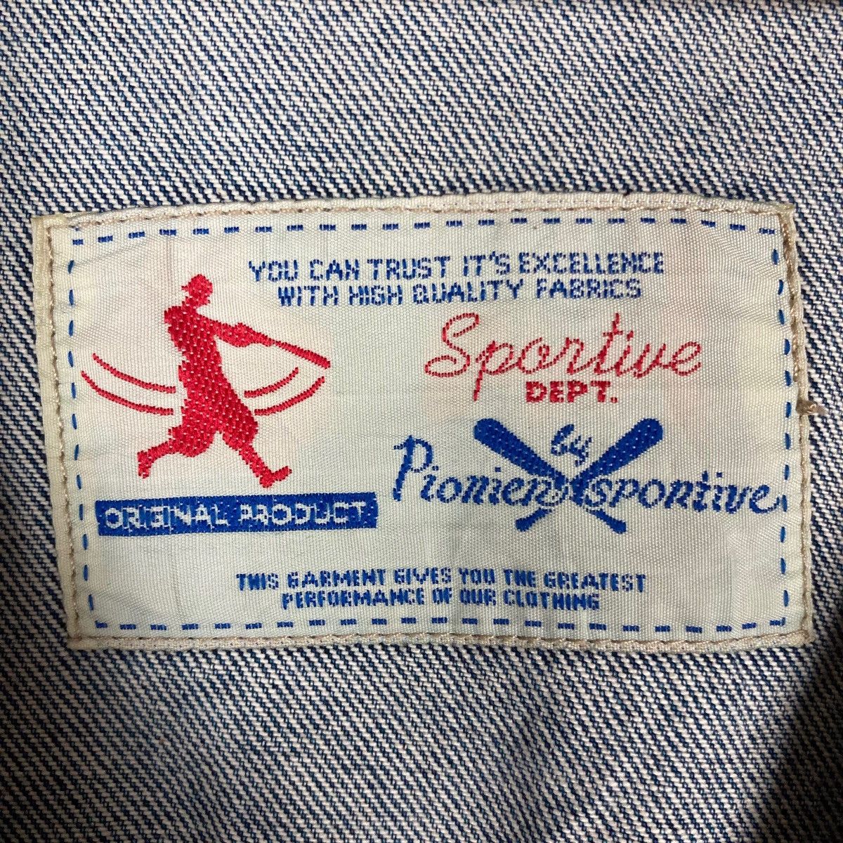 Vintage Vintage Sportive Dept. by Pionier Sportive Stud Button Denim Size US L / EU 52-54 / 3 - 8 Thumbnail
