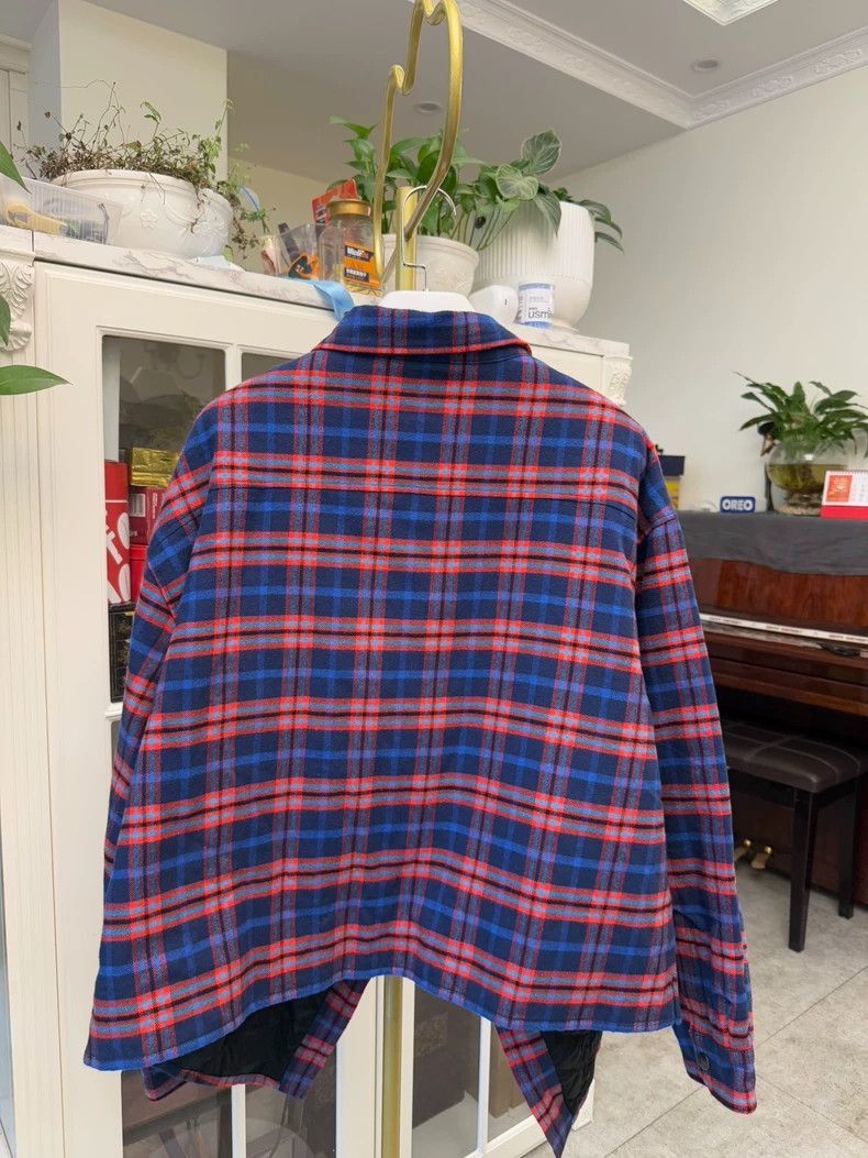 Balenciaga Balenciaga Cotton Plaid Jacket Brand New-2505 Size US L / EU 52-54 / 3 - 6 Thumbnail