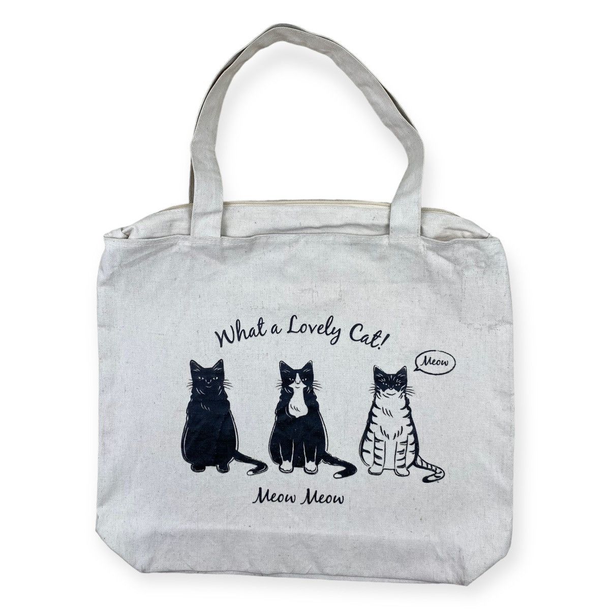Vintage Meow Meow Totebag B049 Size ONE SIZE - 1 Thumbnail