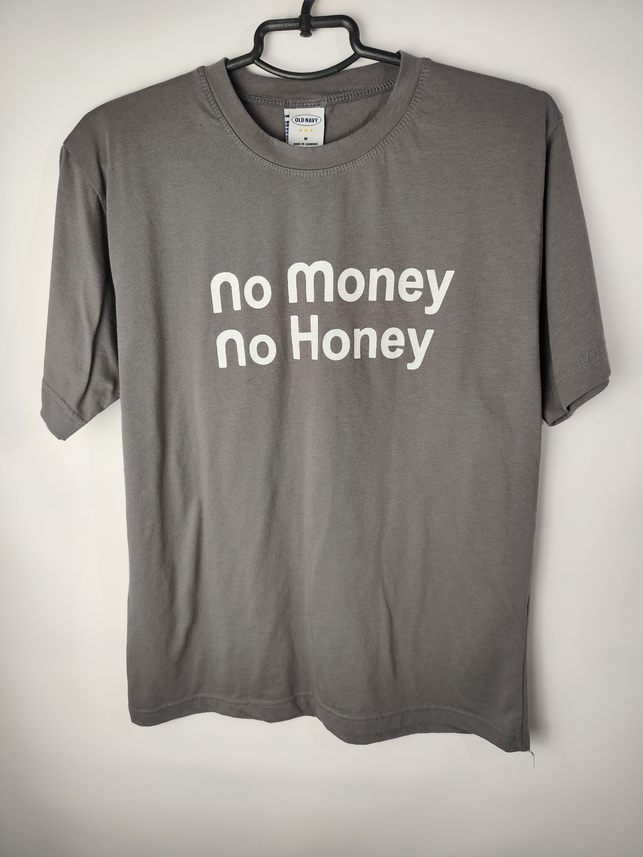 Vintage Vintage Humor Y2K Adult No Money No Honey T-shirt Size M Size US M / EU 48-50 / 2 - 1 Thumbnail