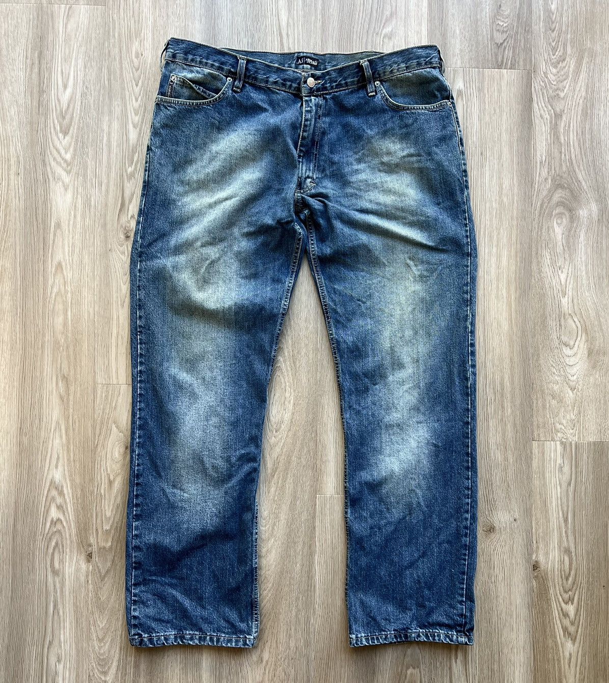 Armani × Vintage Vintage Armani Indigo Jeans Size US 44 / EU 60 - 6 Thumbnail