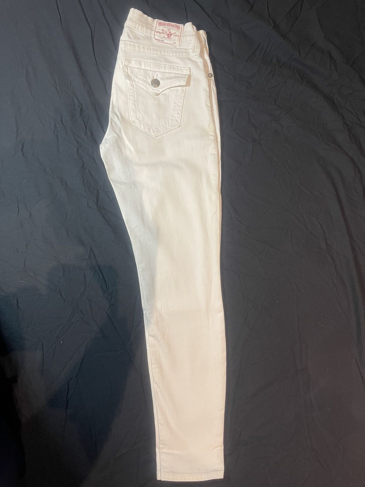 True Religion TRUE RELIGION white jeans model SERENA Size 29" - 13 Thumbnail