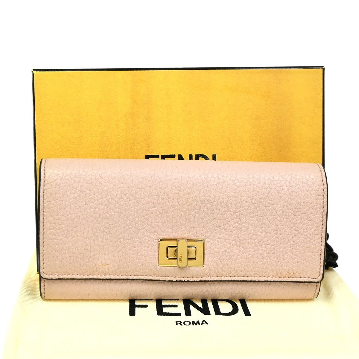 Fendi Fendi Peekaboo Wallet Leather Size ONE SIZE - 1 Thumbnail