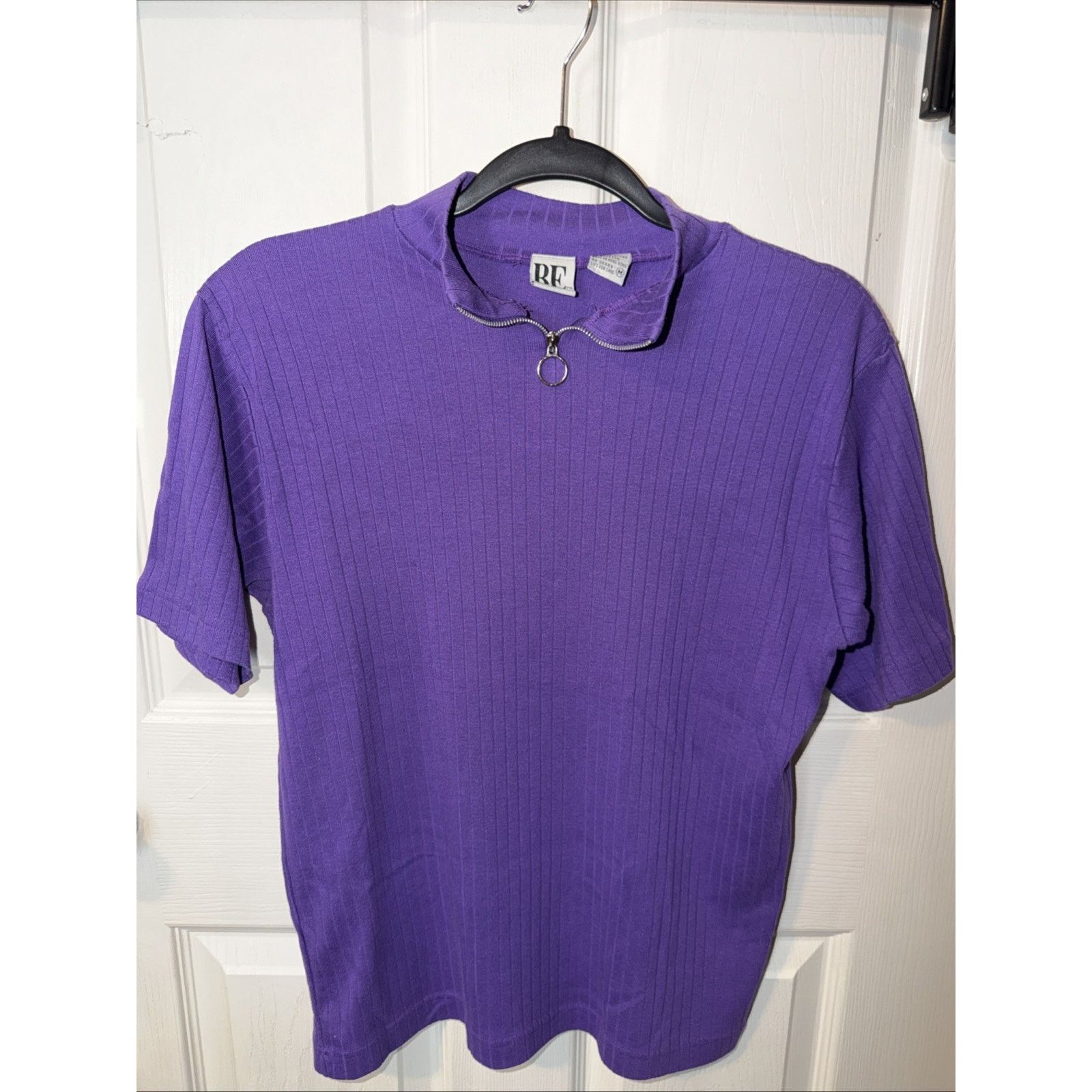 & Other Stories Women's BE Purple Pullover Sweater Short Sleeve Size Medium Size M / US 6-8 / IT 42-44 - 2 Thumbnail