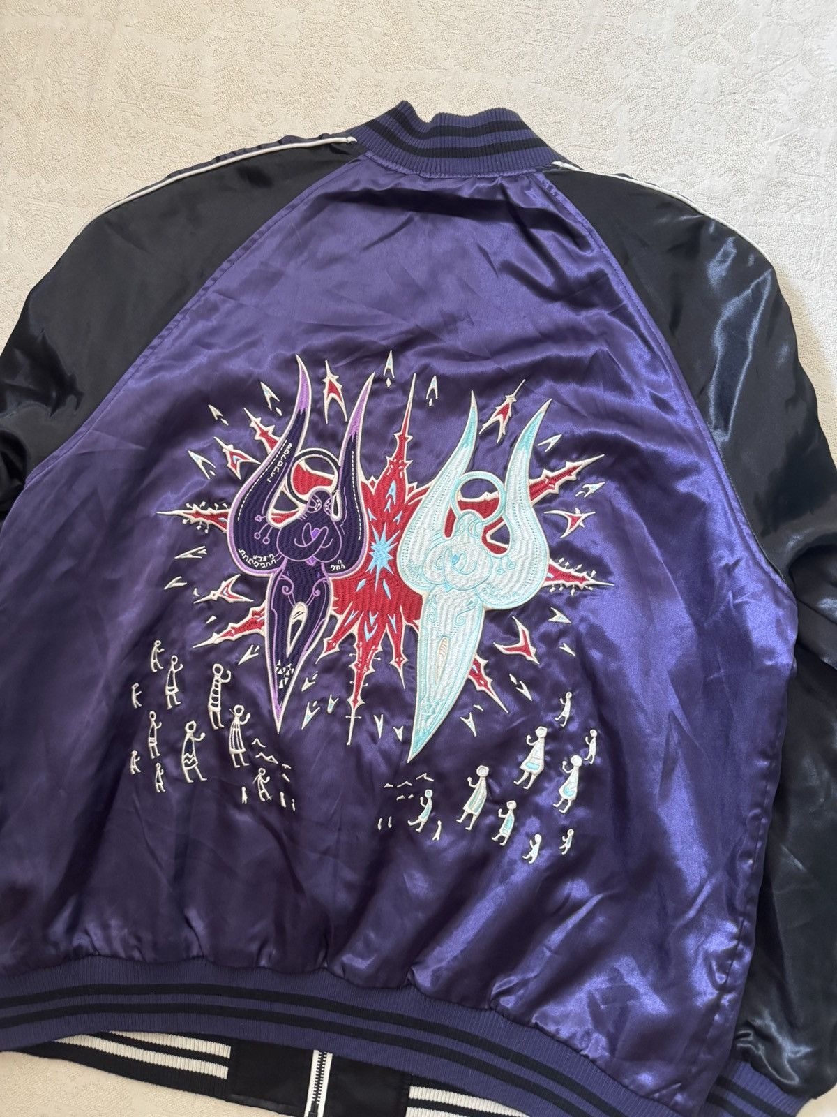 Other Rare Final Fantasy XIV Hydaelyn & Zodiark Reversible Sukajan Size US M / EU 48-50 / 2 - 4 Thumbnail