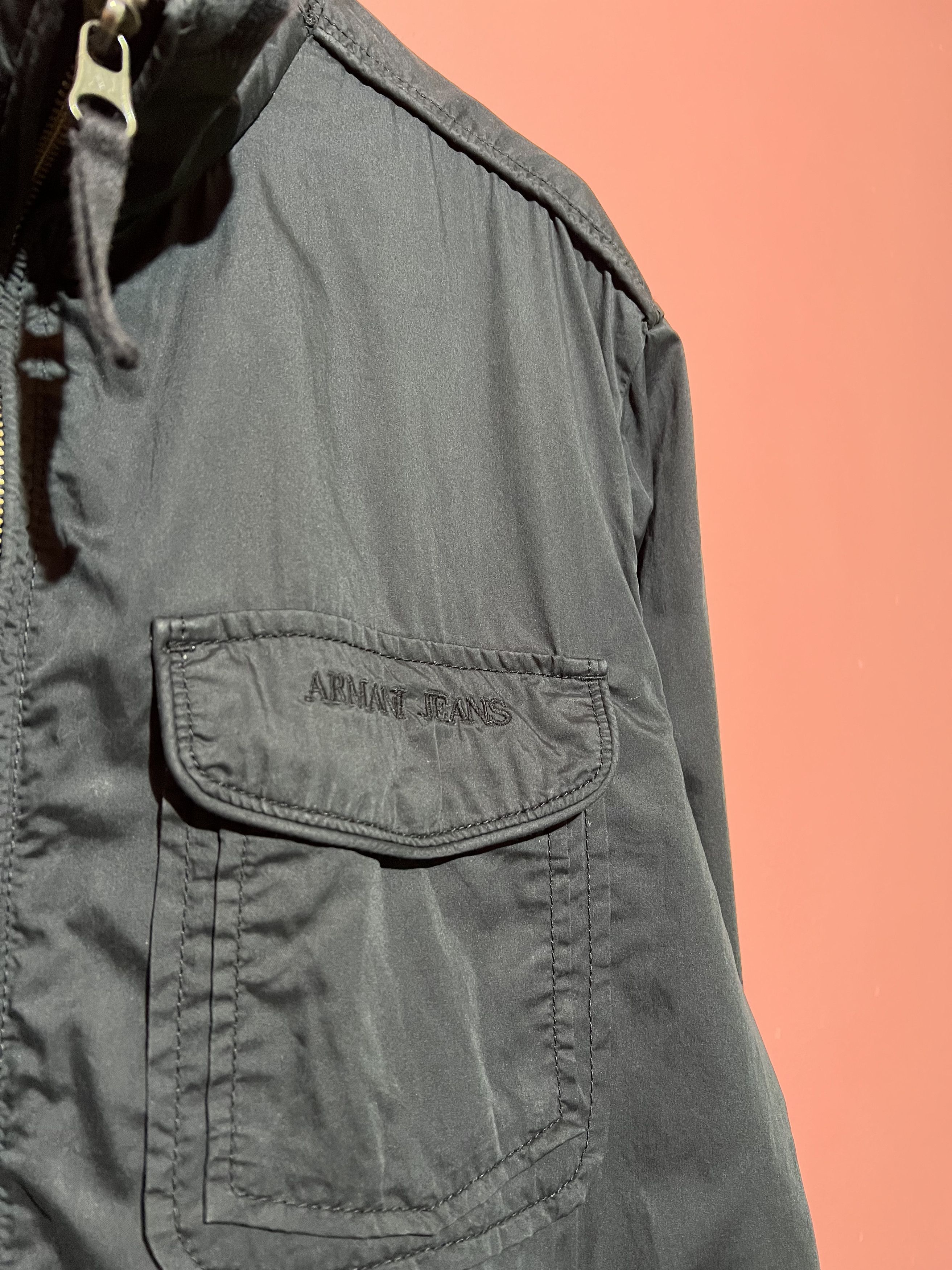 Armani Armani jeans streetwear vintage rare nylon jacket casual Size US XL / EU 56 / 4 - 10 Thumbnail