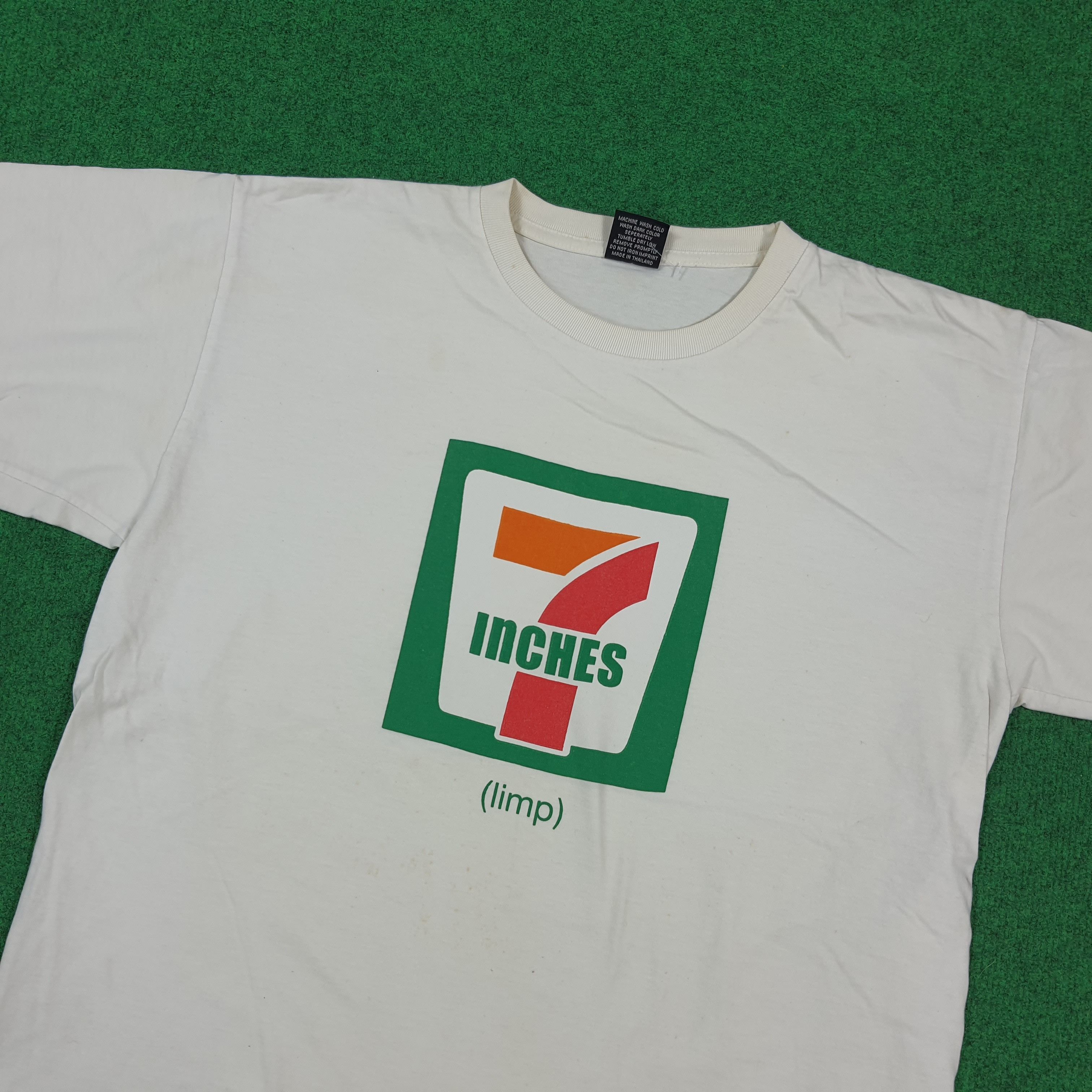 Japanese Brand 7 Eleven Parody 7 Inches LIMP Graphic Tee C299N33 Size US M / EU 48-50 / 2 - 2 Thumbnail