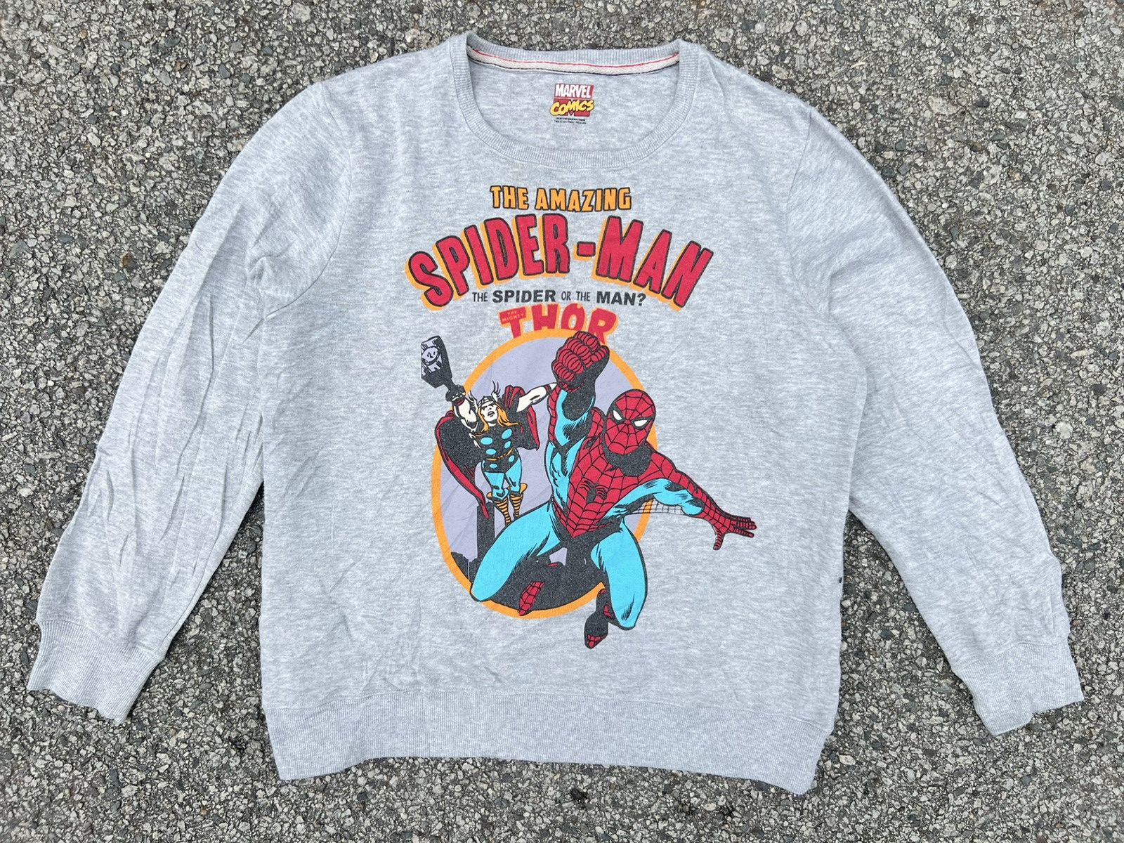 Marvel Comics × Vintage Marvel Comics The Amazing Spider-Man Sweatshirt Size US L / EU 52-54 / 3 - 1 Thumbnail