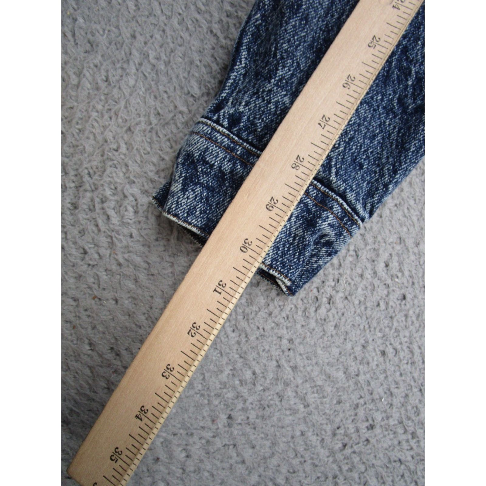 Lee VINTAGE Lee M.R. Denim Jacket Mens Chest 44 Blue Stonewash USA Trucker Cotton Size US S / EU 44-46 / 1 - 7 Thumbnail