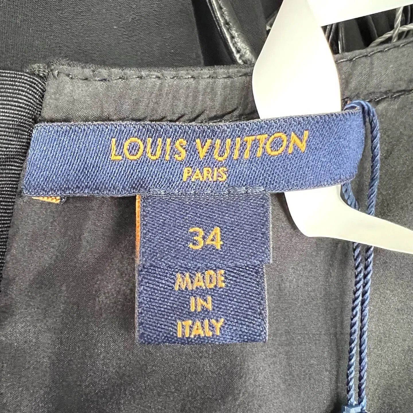 Louis Vuitton Louis Vuitton Black A-Line Short-Sleeve Dress. Size XXS / US 00 / IT 34 - 6 Thumbnail