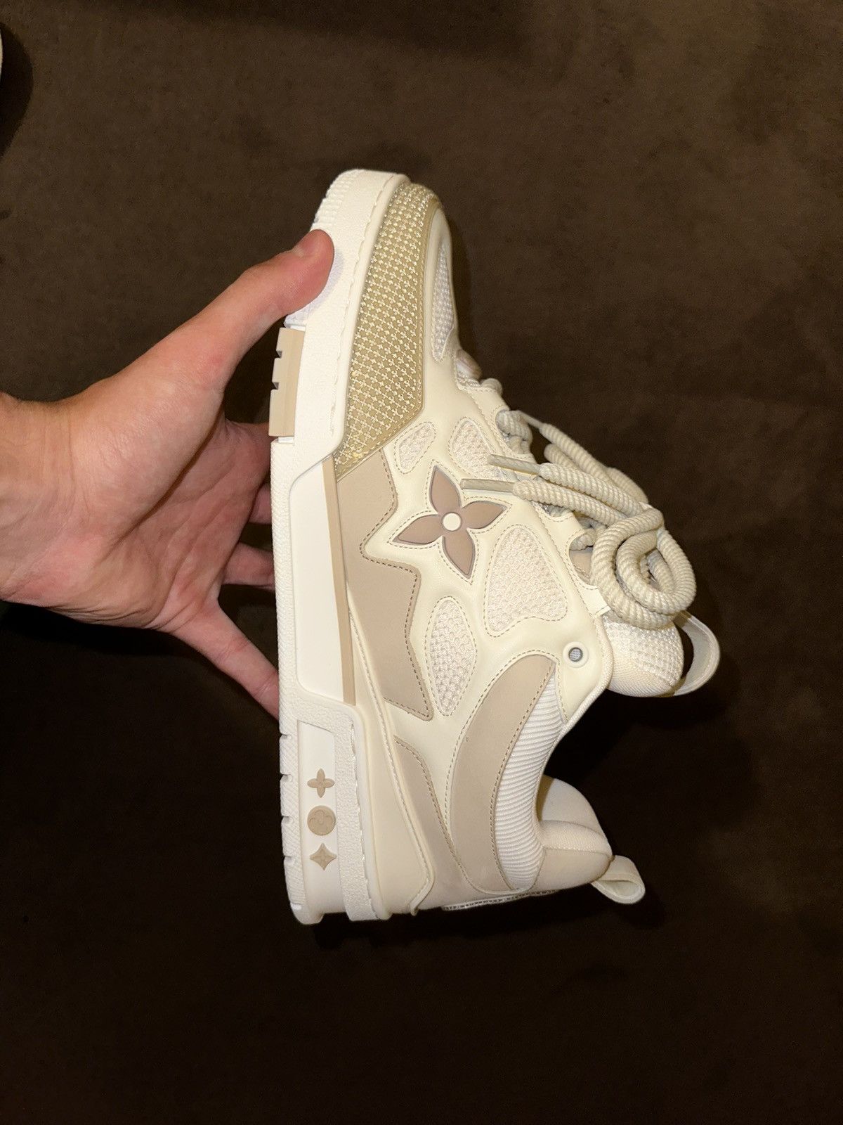 Louis Vuitton Louis Vuitton Skate Sneaker Beige Size US 10.5 / EU 43-44 - 6 Thumbnail