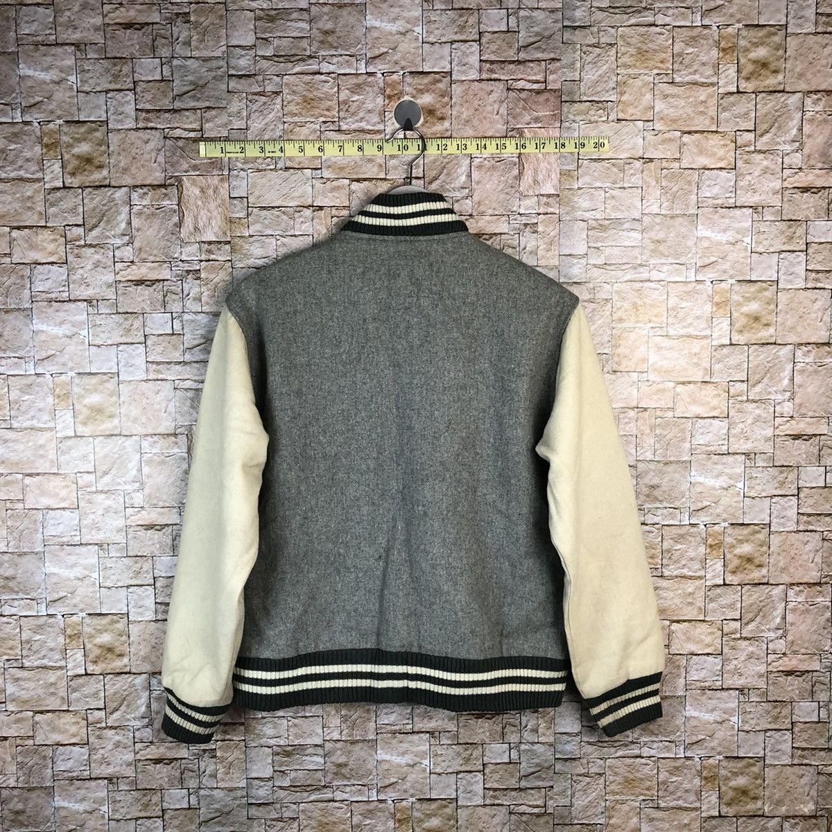 Japanese Brand Fair Mont Grey Bombers Jacket #A1096 Size US S / EU 44-46 / 1 - 11 Thumbnail