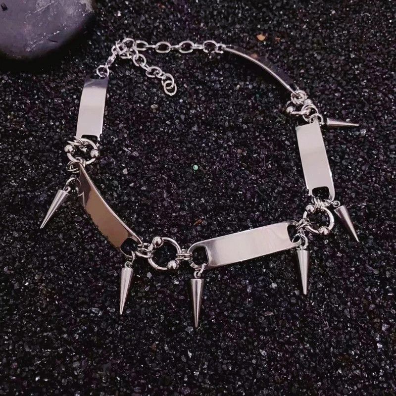 Jewelry Rivet Choker Necklace Clavicle Chain Size ONE SIZE - 5 Thumbnail
