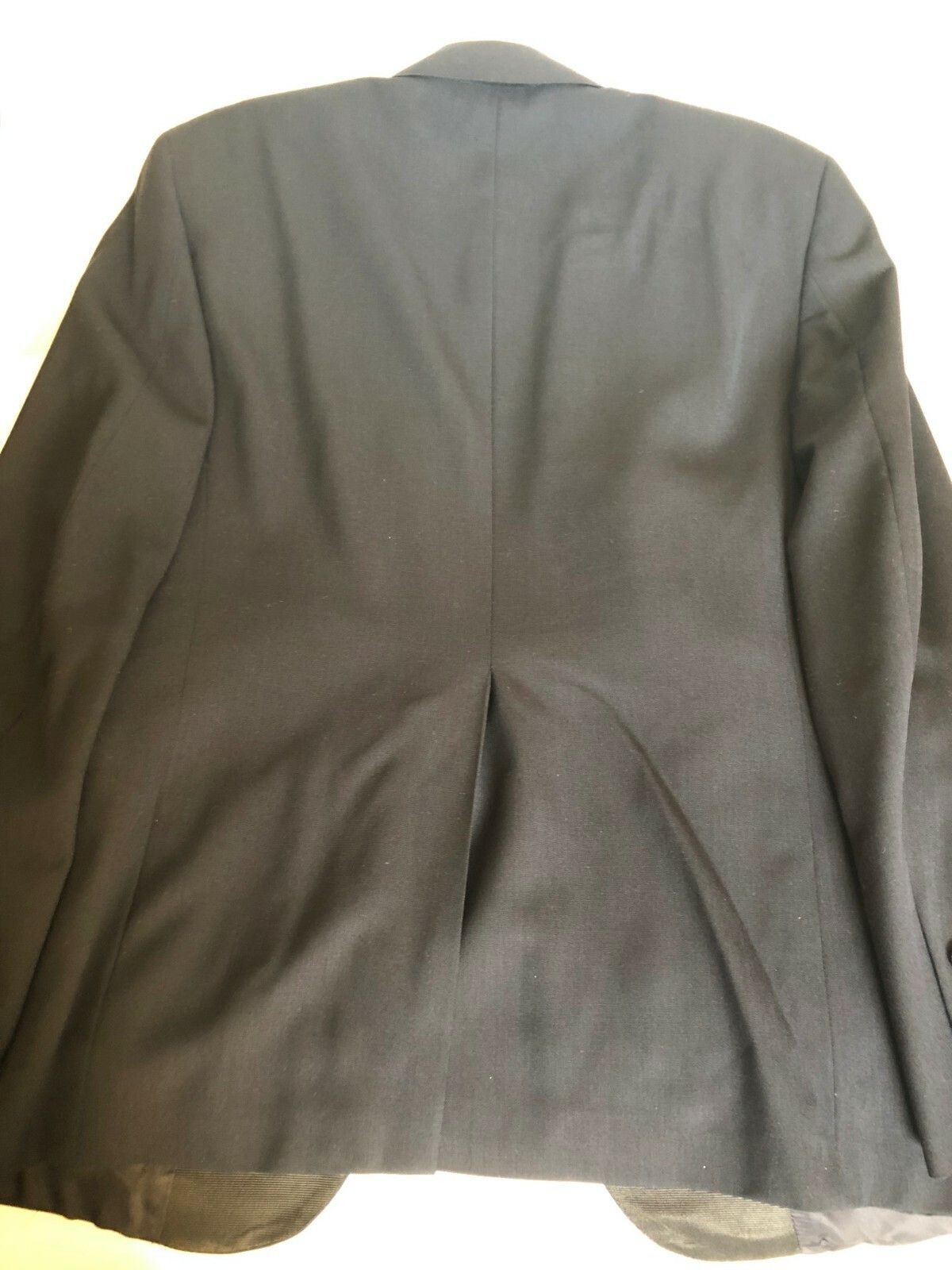 Other Ian Velardi Navy Wool Black Lapel Tuxedo Blazer 40 US Size 40R - 3 Thumbnail